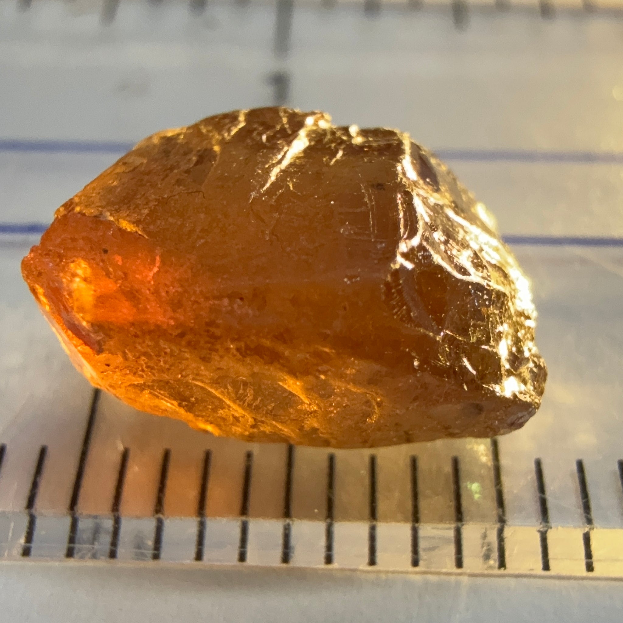 Colour Change Garnet, 6.75ct, Tanzania, Untreated Unheated, silky with slight inclusions on the outside, I have circled where the inclusions are, see other photos