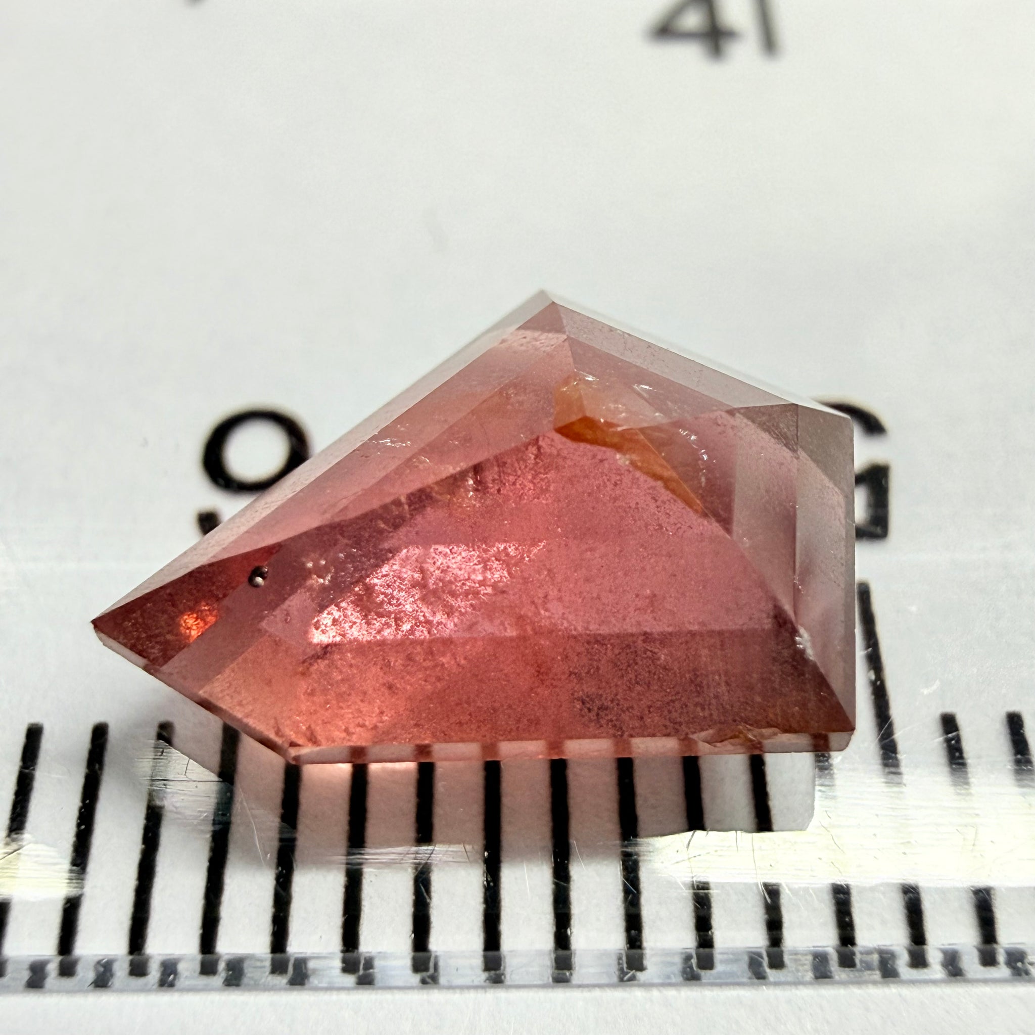 Sapphire, fancy tablet cut, 3.17ct, Umba Valley, Tanzania, Untreated Unheated