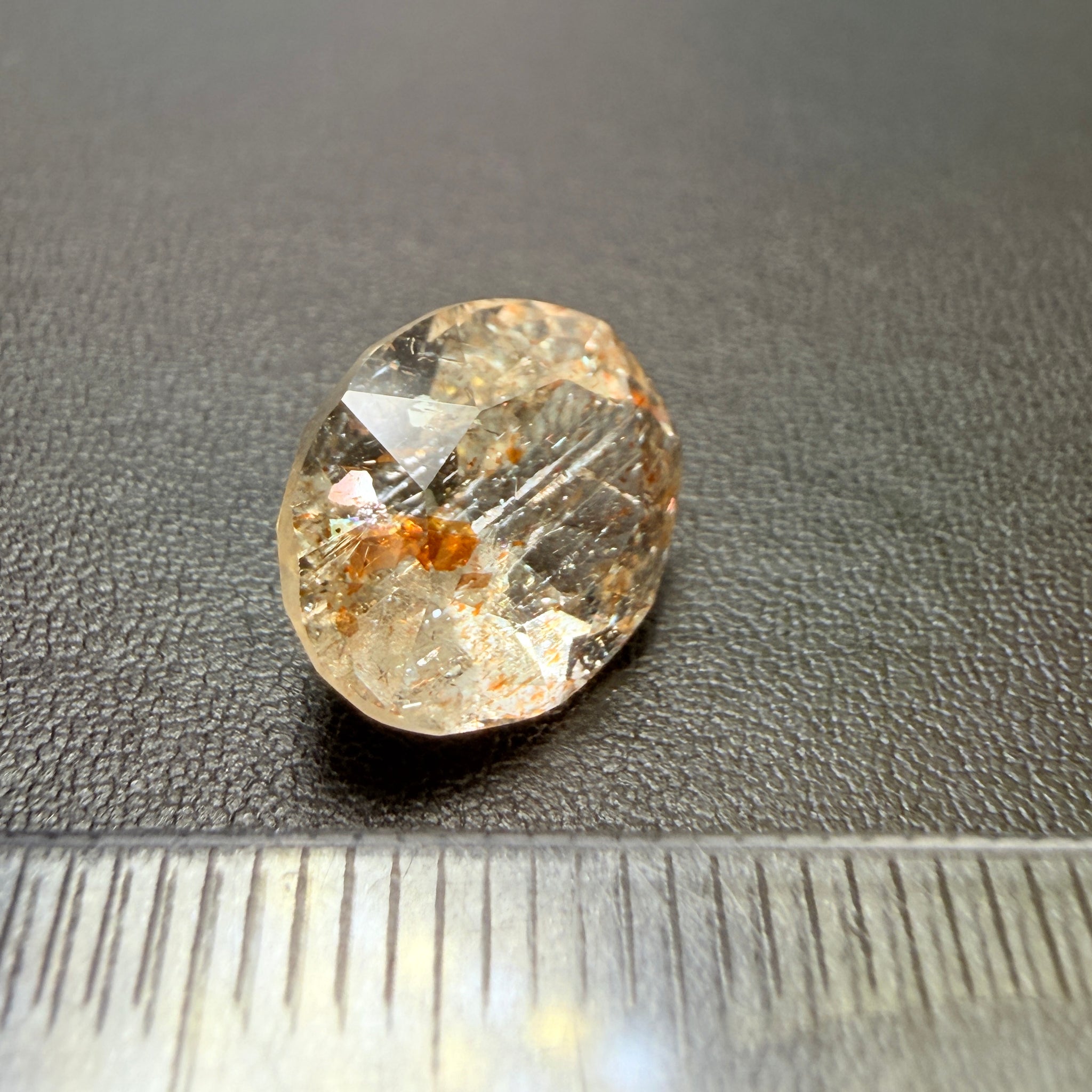 Confetti Sunstone, 5.39ct, Tanzania, Untreated Unheated