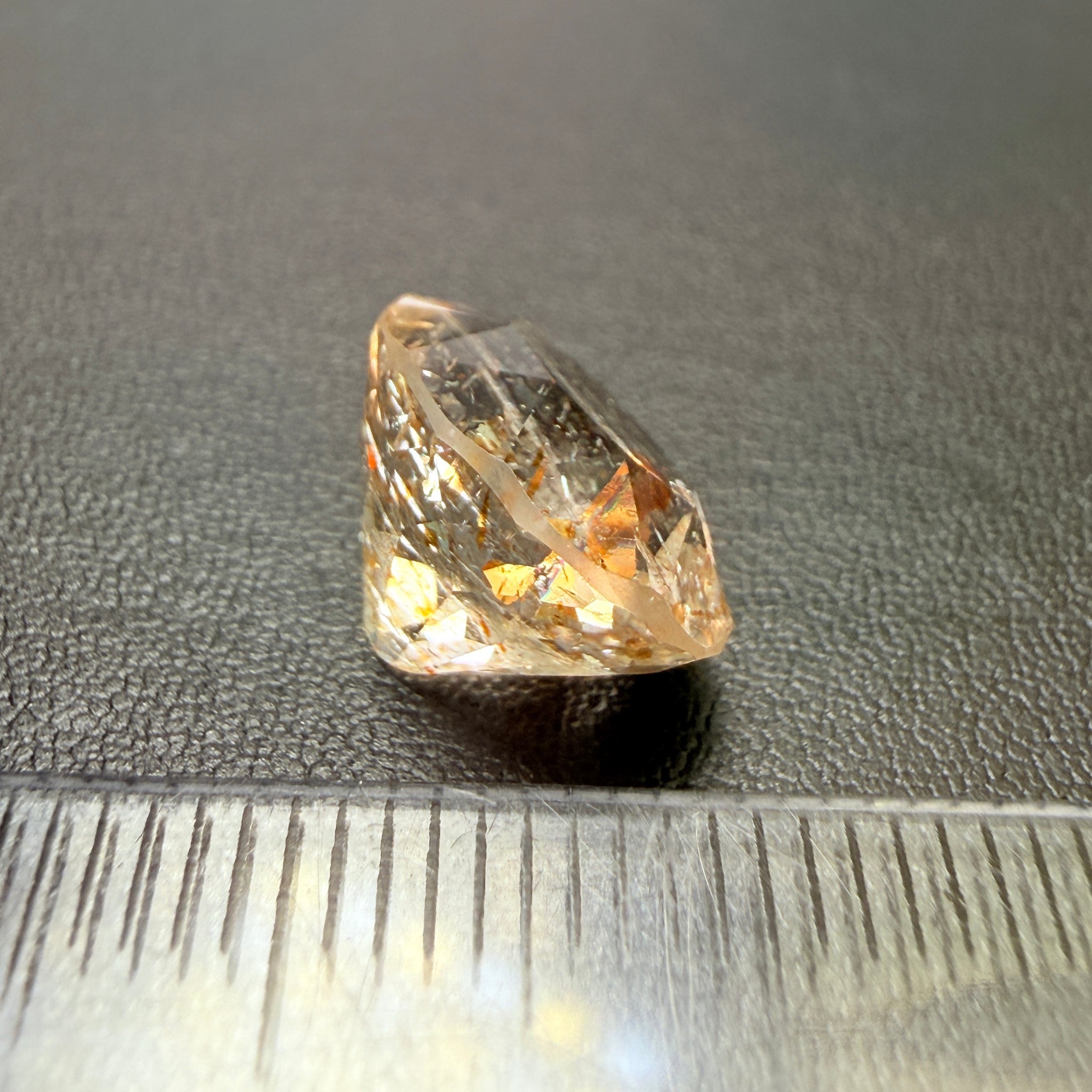 Confetti Sunstone, 5.39ct, Tanzania, Untreated Unheated