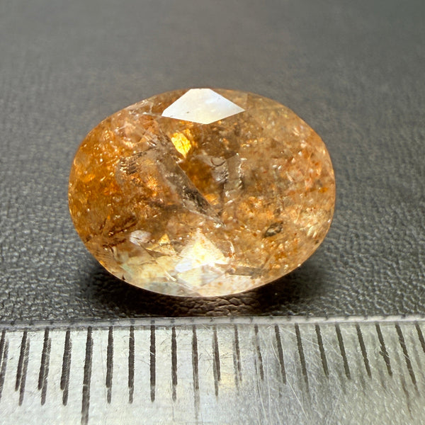 Confetti Sunstone, 7.40ct, Tanzania, Untreated Unheated