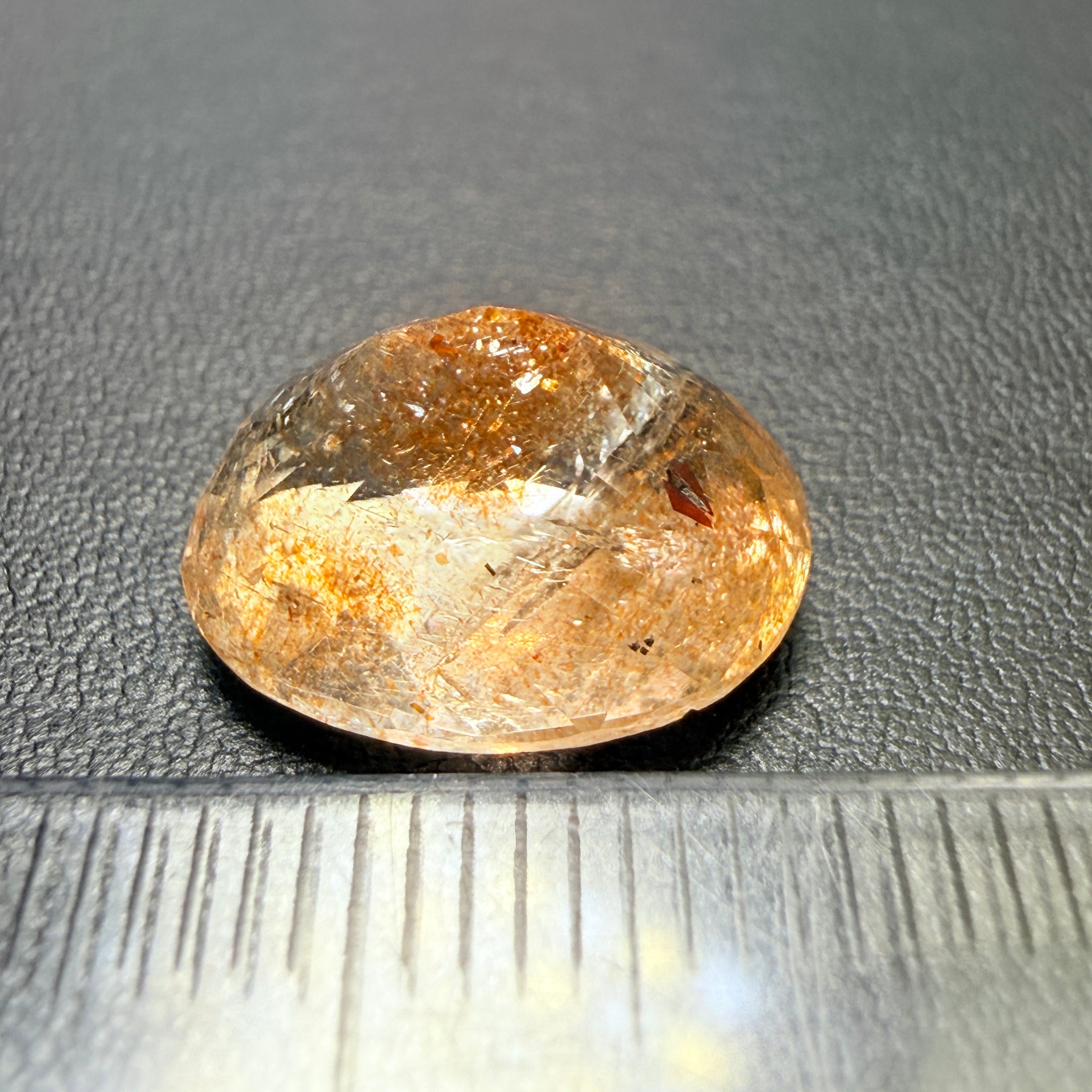 Confetti Sunstone, 7.40ct, Tanzania, Untreated Unheated