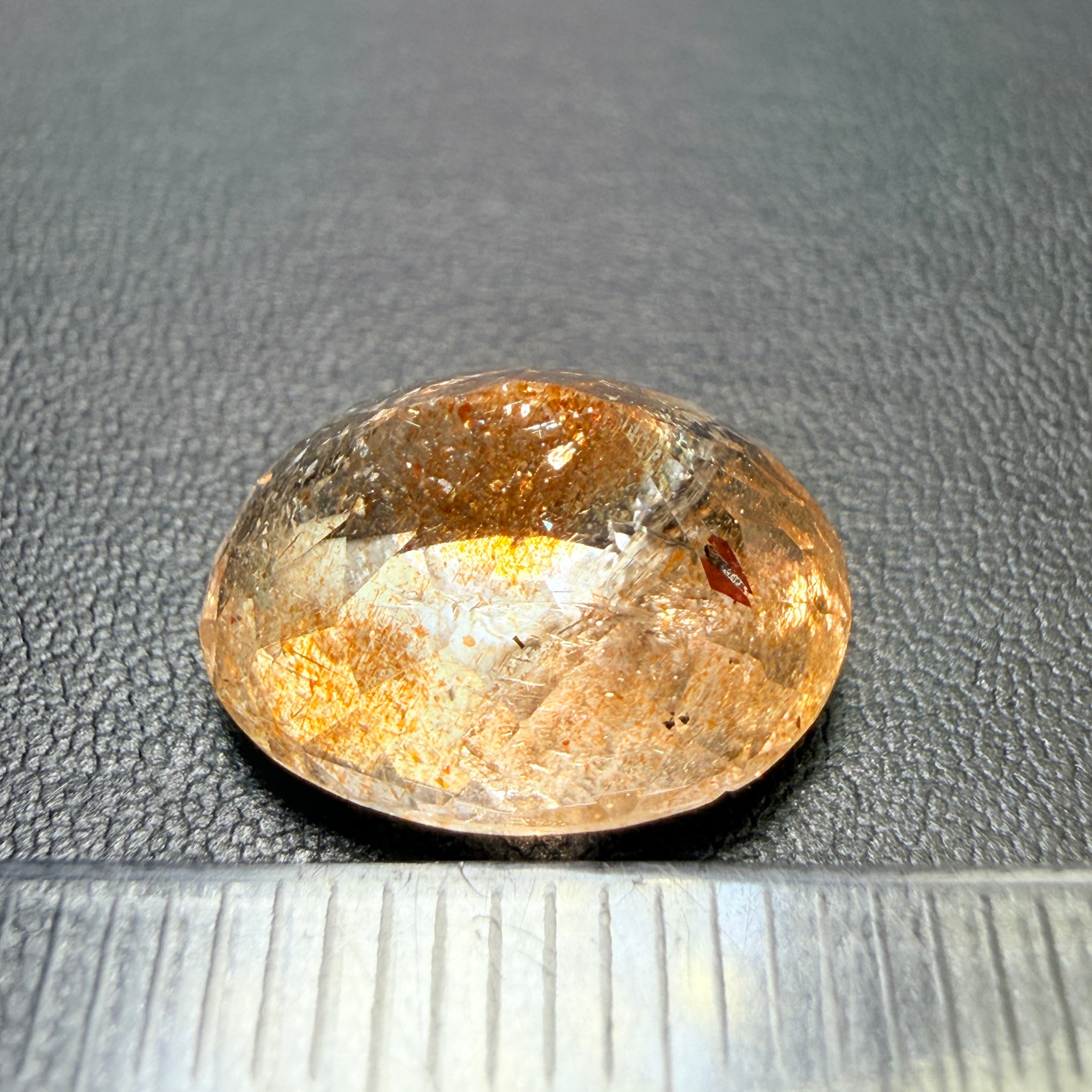 Confetti Sunstone, 7.40ct, Tanzania, Untreated Unheated