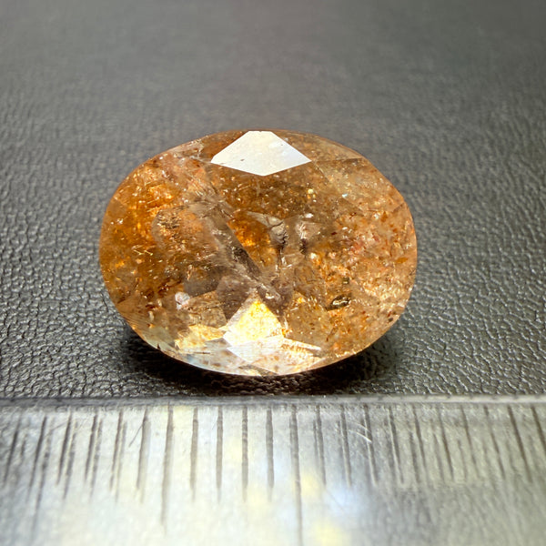 Confetti Sunstone, 7.40ct, Tanzania, Untreated Unheated