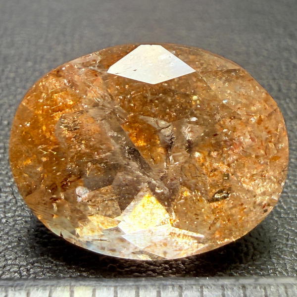 Confetti Sunstone, 7.40ct, Tanzania, Untreated Unheated