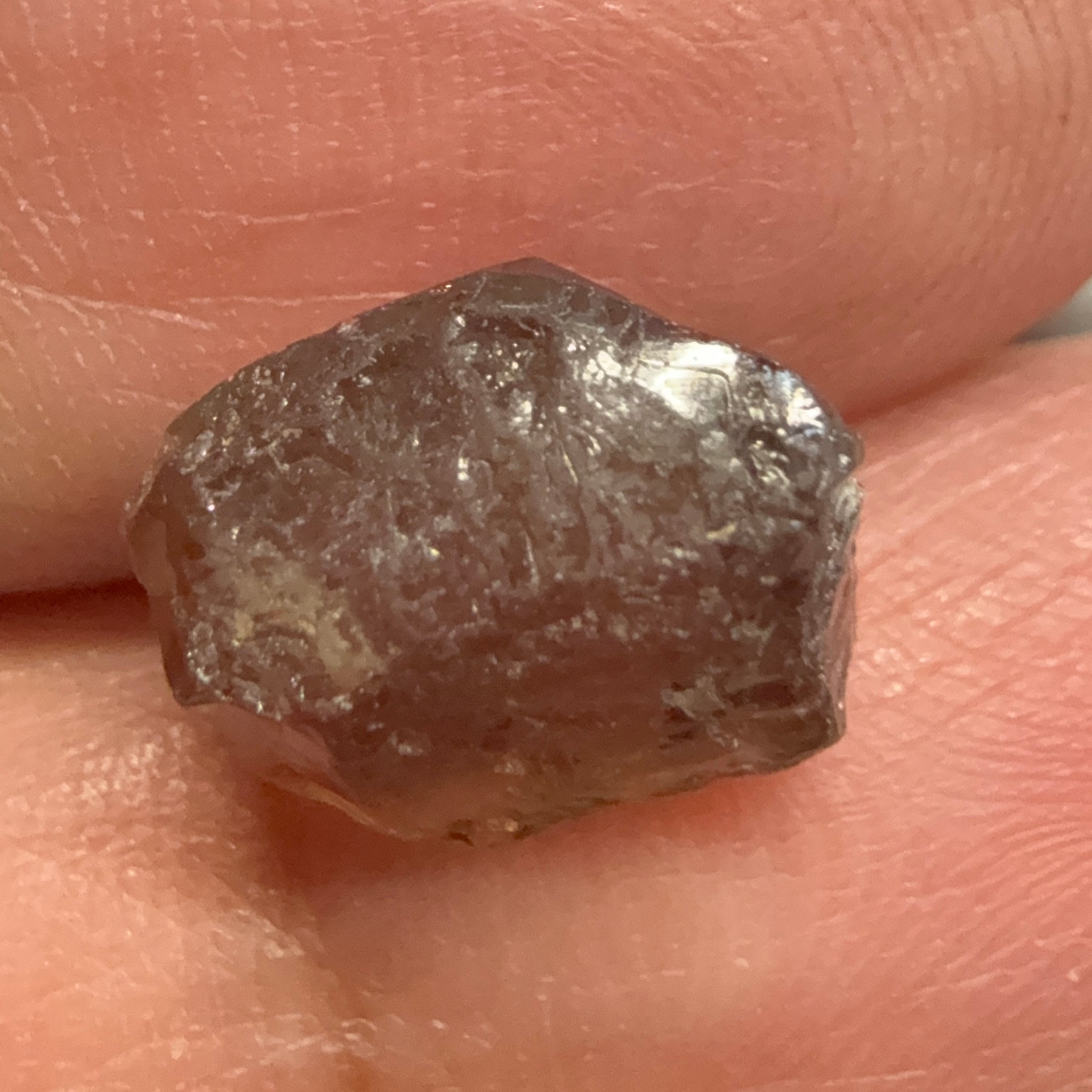 Colour Change Garnet, 6.75ct, Tanzania, Untreated Unheated, silky with slight inclusions on the outside, I have circled where the inclusions are, see other photos