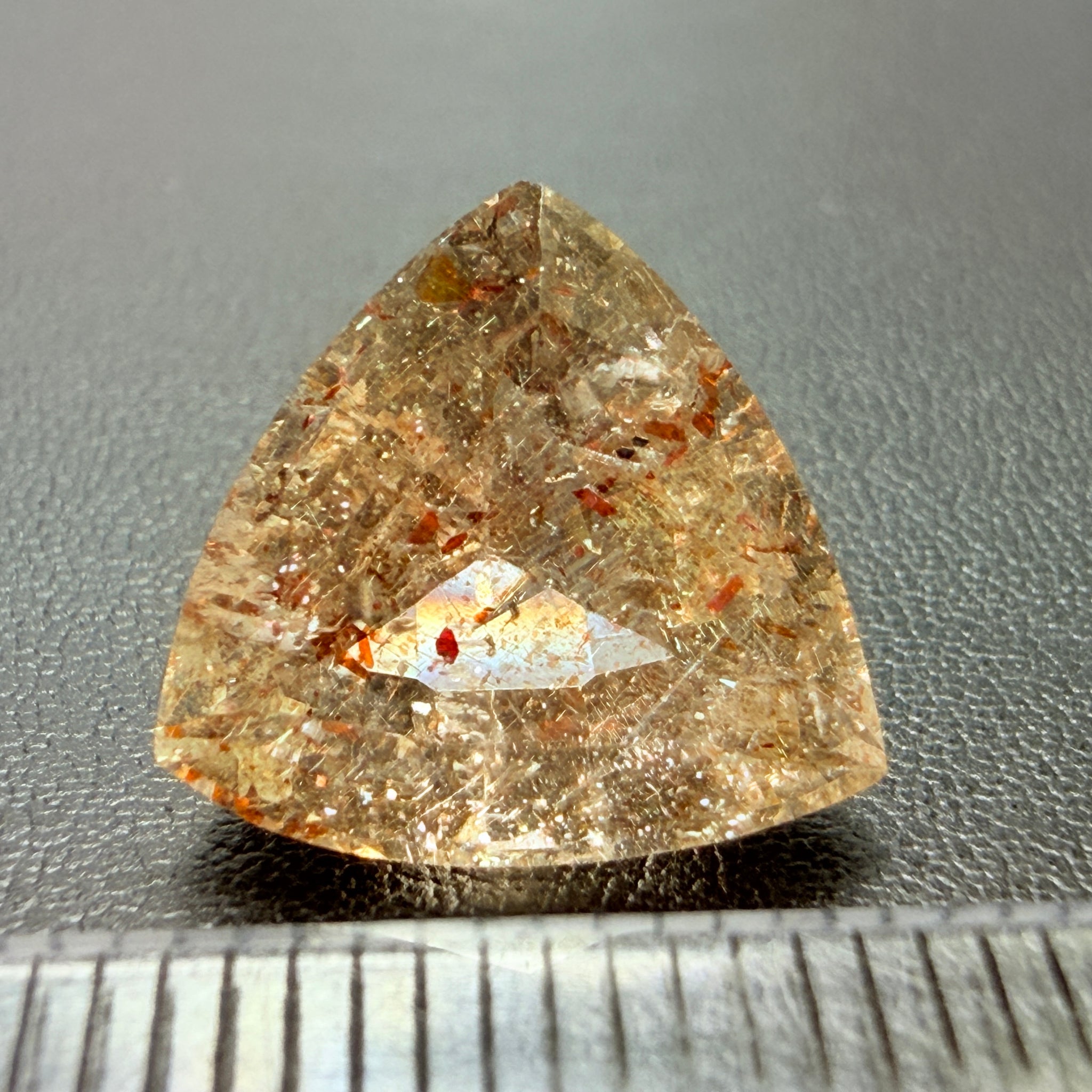 Confetti Sunstone, 6.60ct, Tanzania, Untreated Unheated