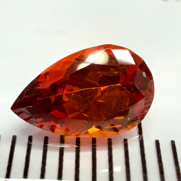 Orange Garnet, 1.45ct, Tanzania, Untreated Unheated