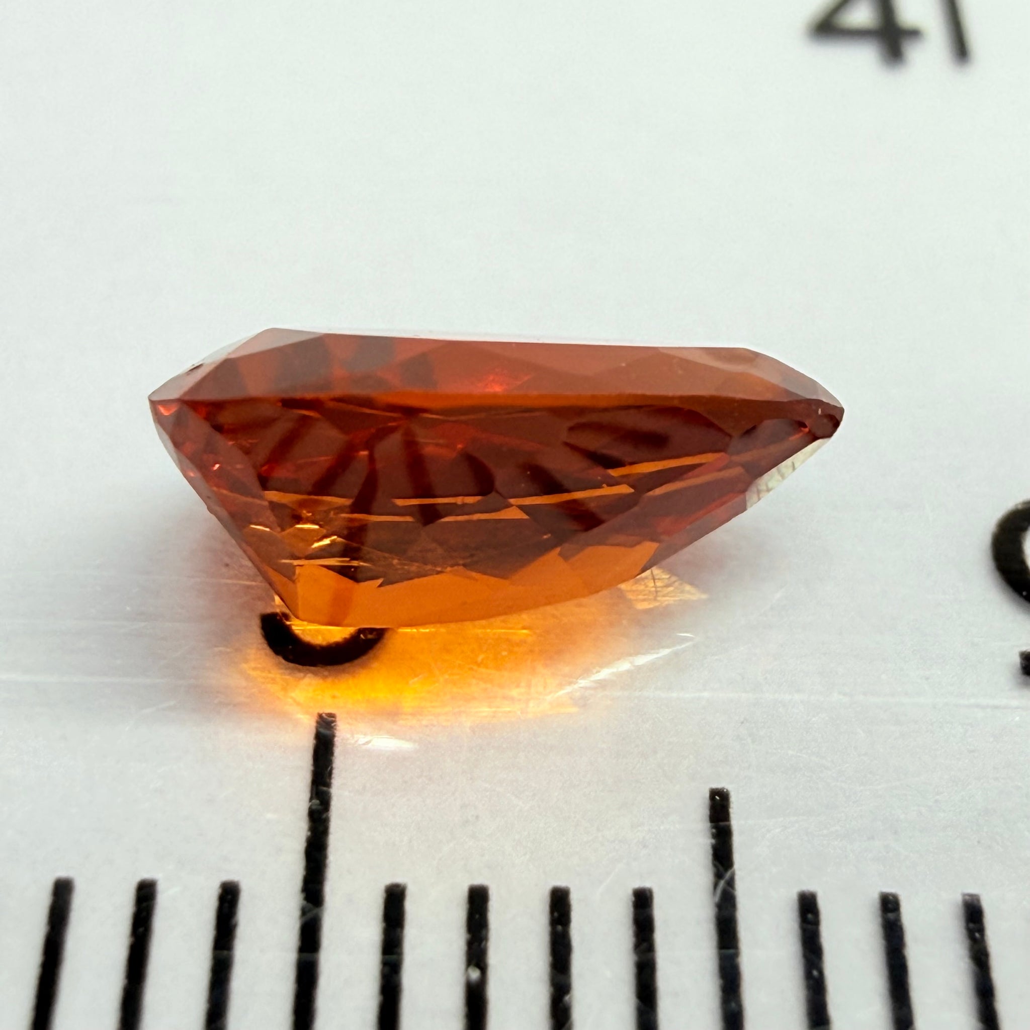 Orange Garnet, 1.45ct, Tanzania, Untreated Unheated