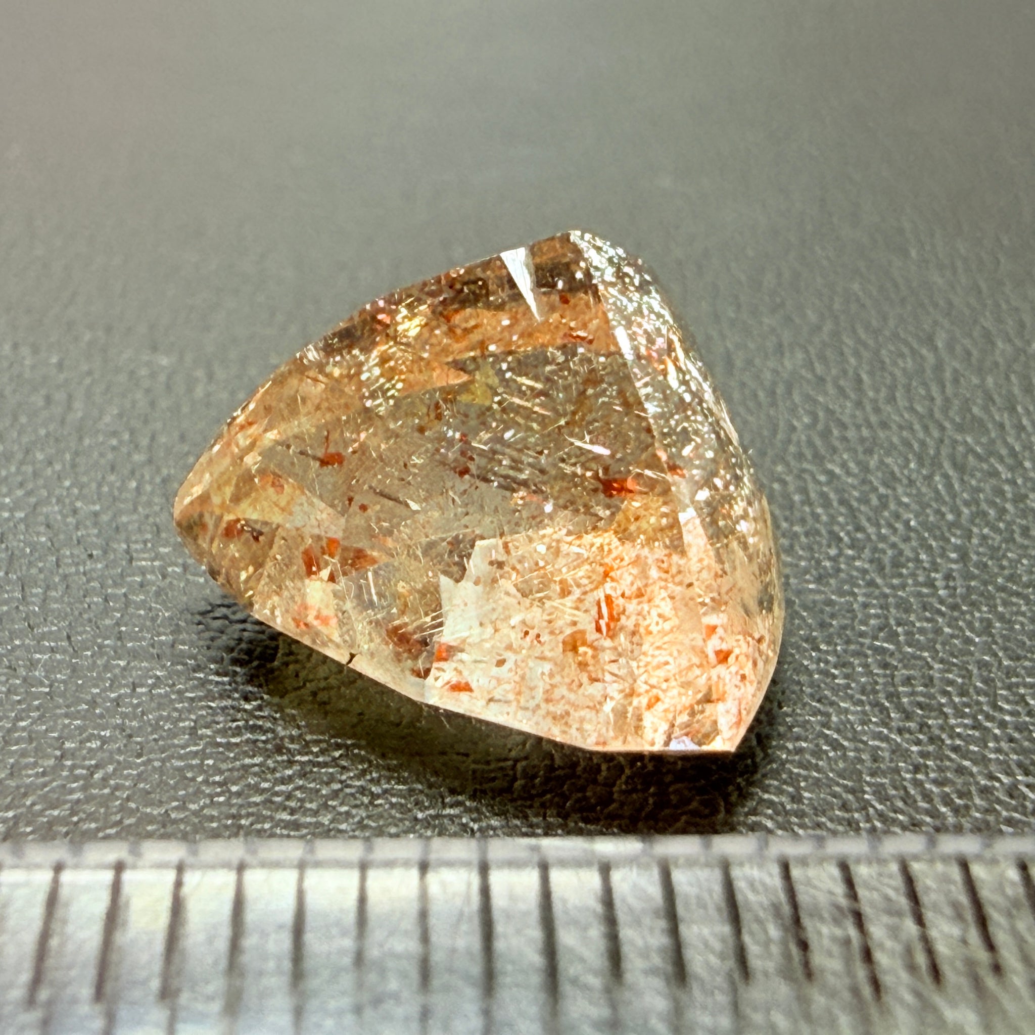 Confetti Sunstone, 6.60ct, Tanzania, Untreated Unheated