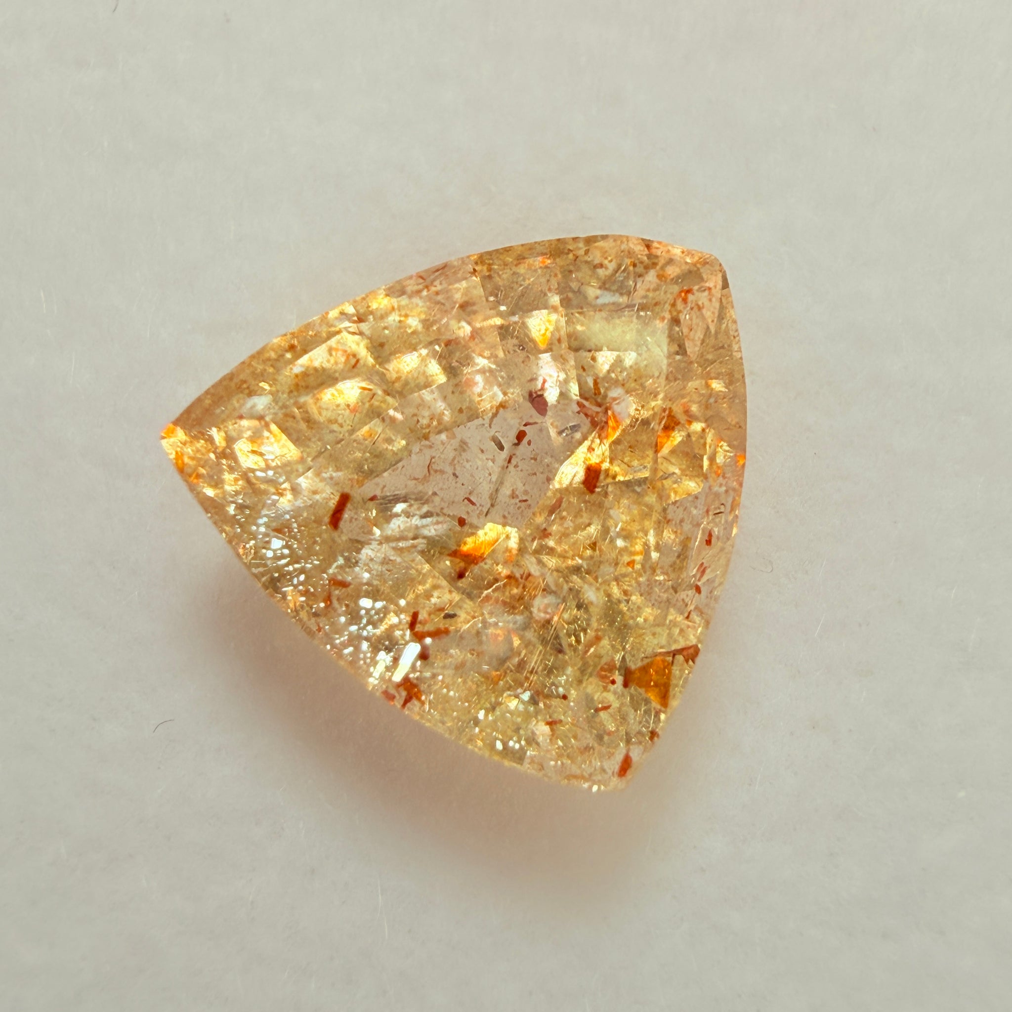 Confetti Sunstone, 6.60ct, Tanzania, Untreated Unheated