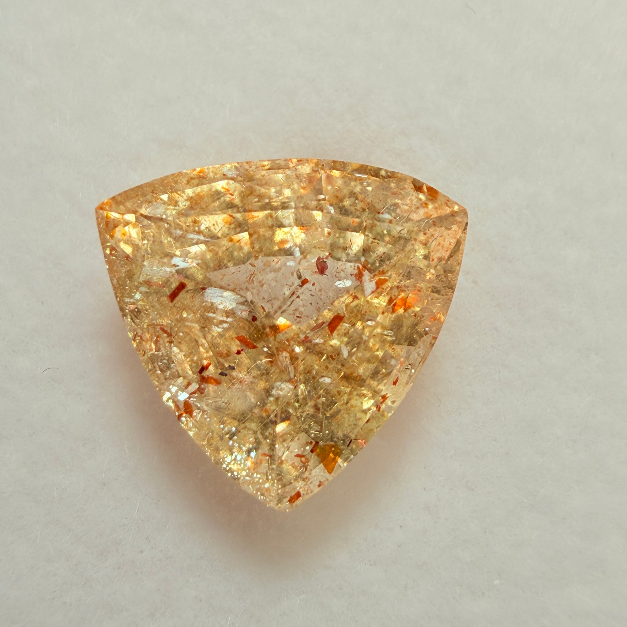Confetti Sunstone, 6.60ct, Tanzania, Untreated Unheated