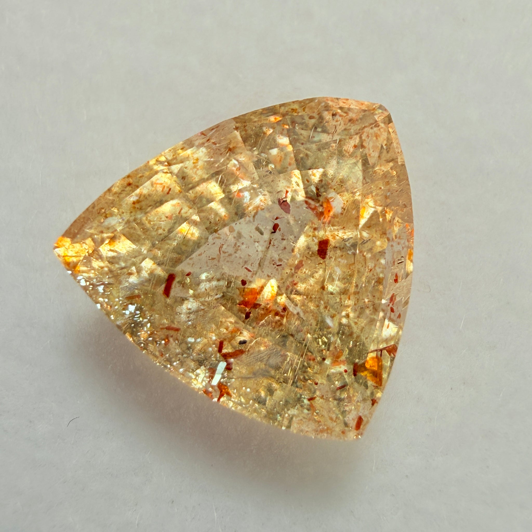 Confetti Sunstone, 6.60ct, Tanzania, Untreated Unheated