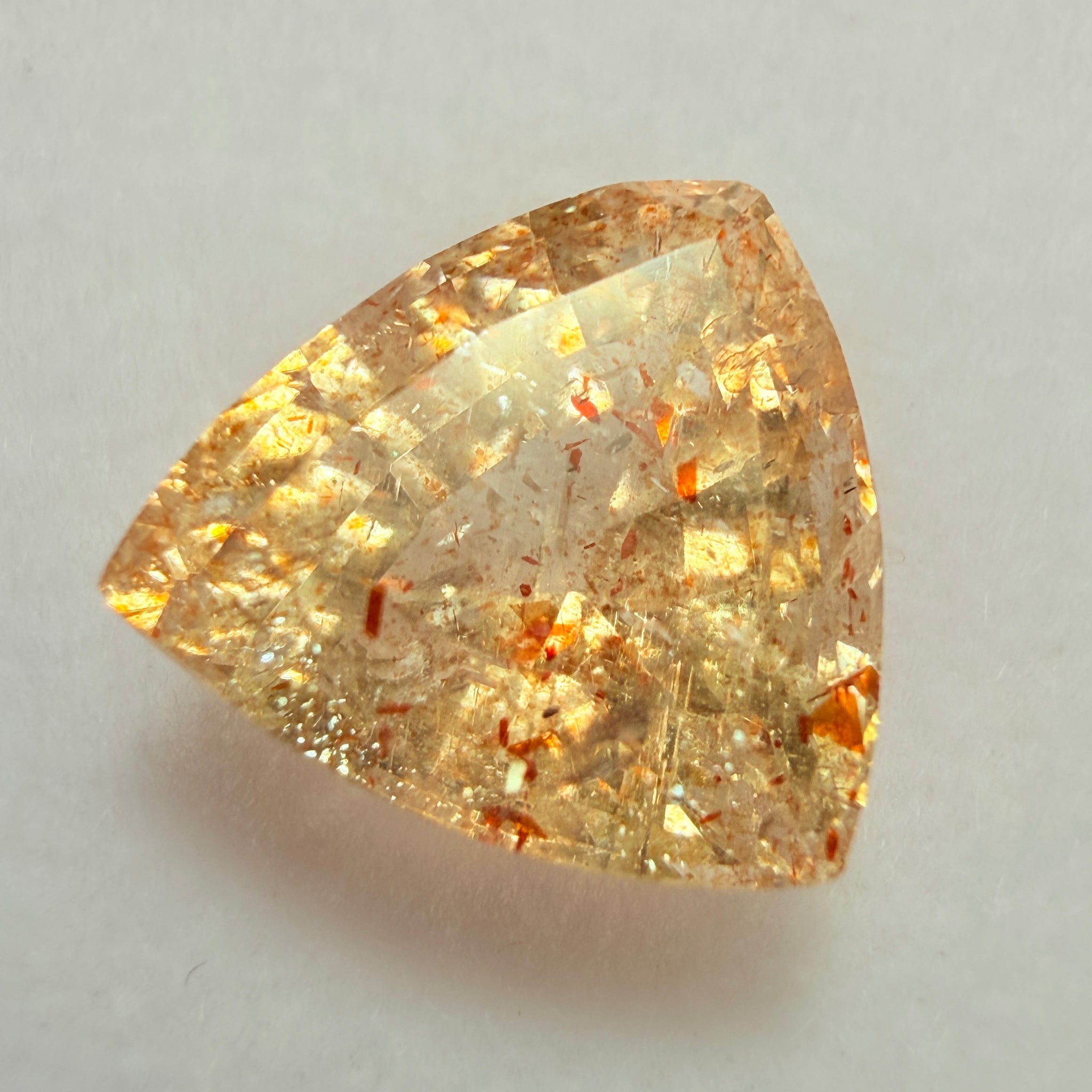 Confetti Sunstone, 6.60ct, Tanzania, Untreated Unheated