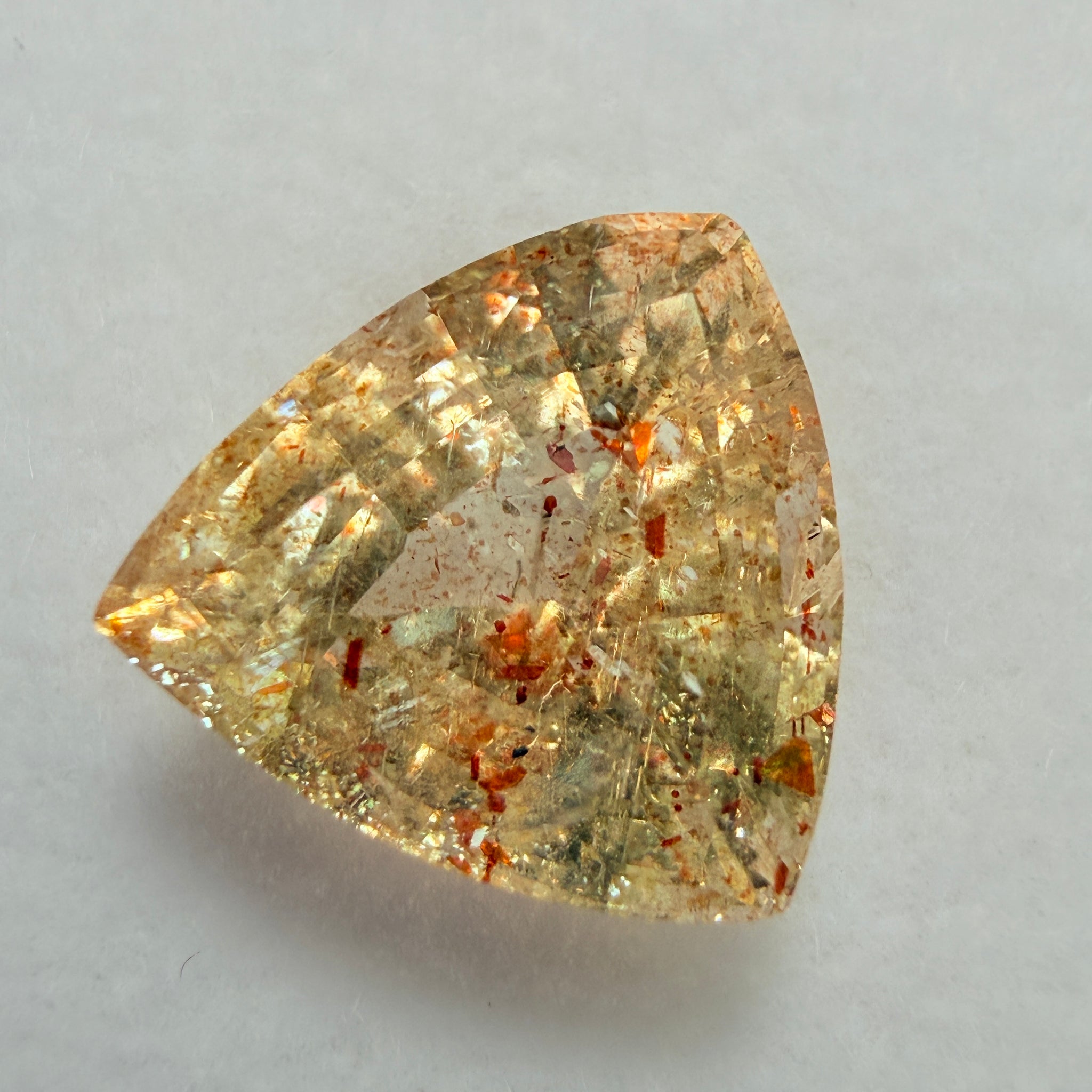 Confetti Sunstone, 6.60ct, Tanzania, Untreated Unheated