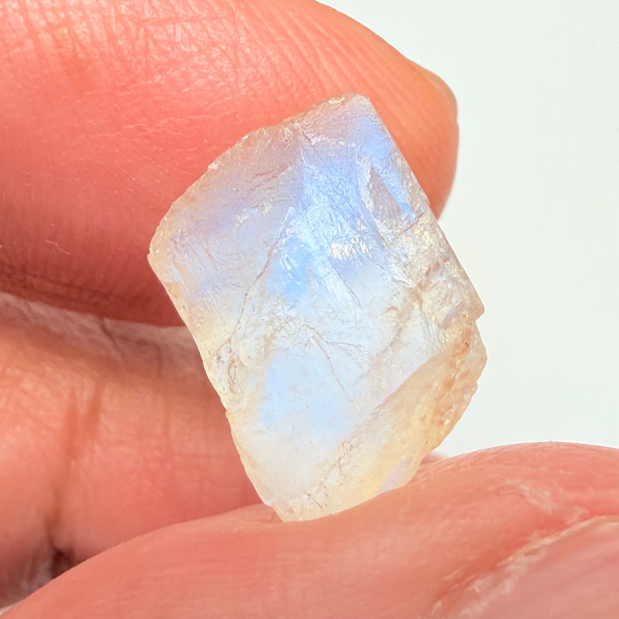 Blue Sheen Moonstone, 10.41ct, Tanzania, Untreated Unheated