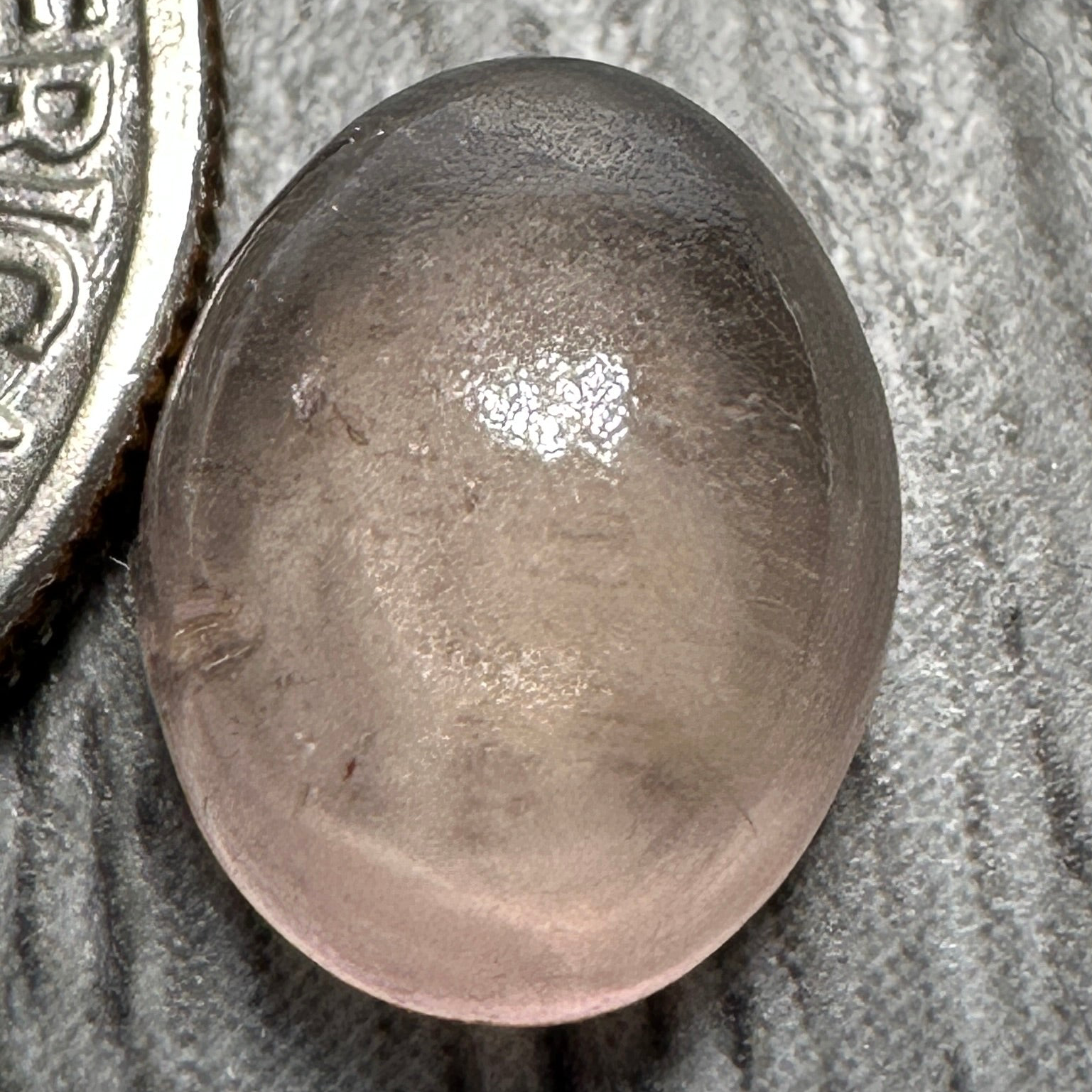 Sapphire Cabochon, 2.54ct, Umba Valley, Tanzania. Untreated Unheated