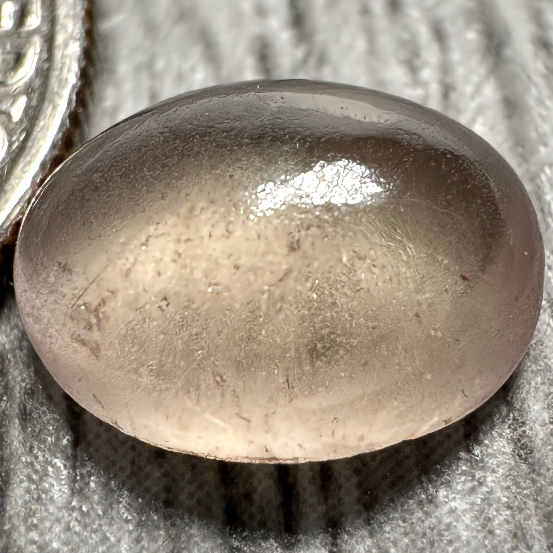 Sapphire Cabochon, 2.54ct, Umba Valley, Tanzania. Untreated Unheated