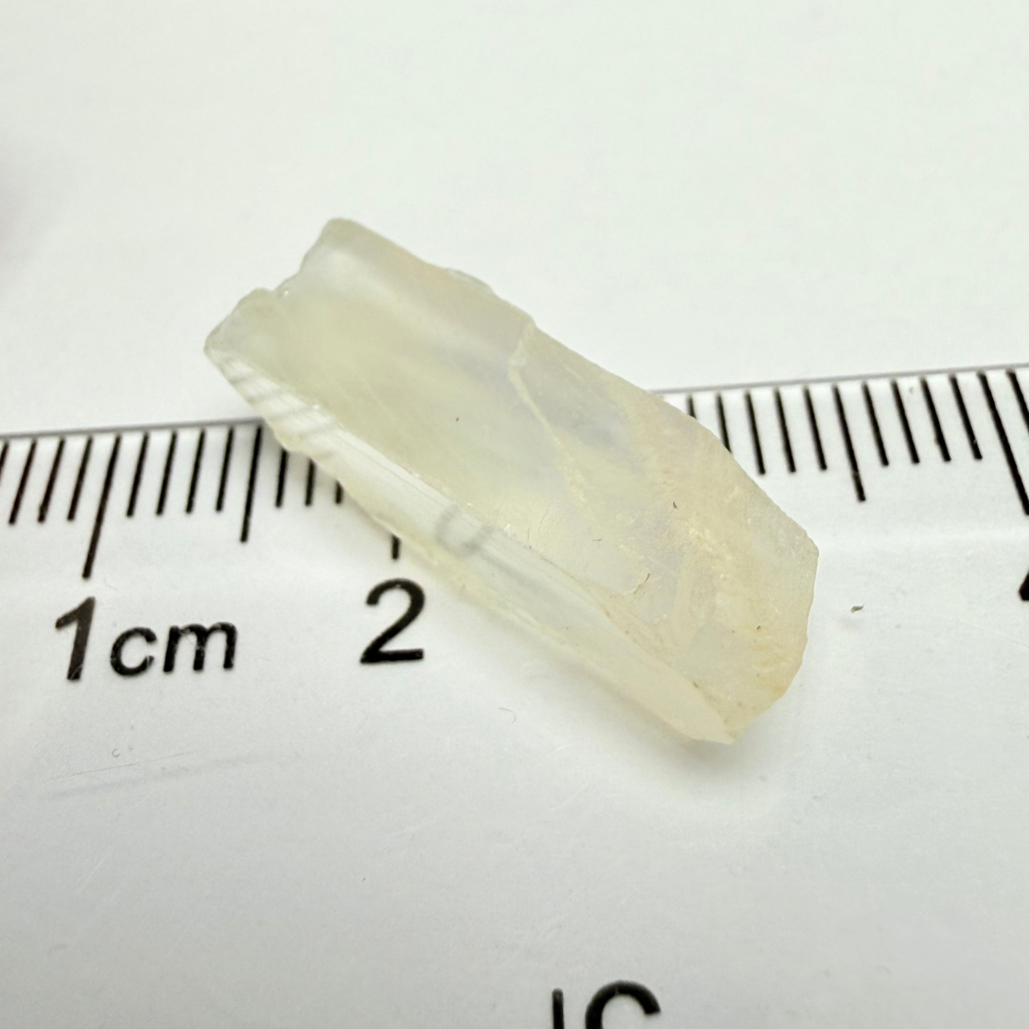 Blue Sheen Moonstone, 8.28ct, Tanzania, Untreated Unheated, mark angle of sheen