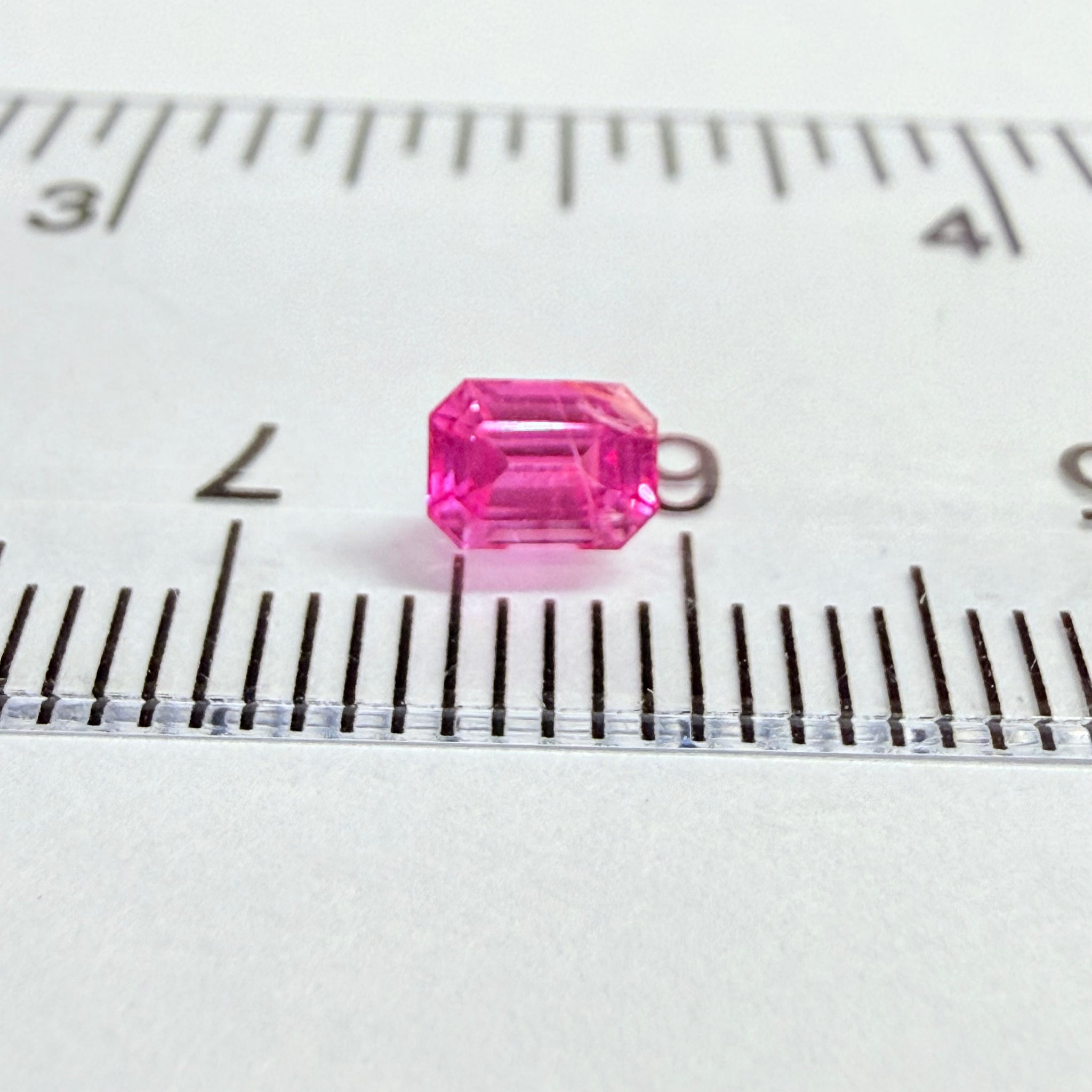 Sapphire, 0.49ct, Tanzania, Untreated Unheated, colour seems to be both reddish and pinkish at the same time