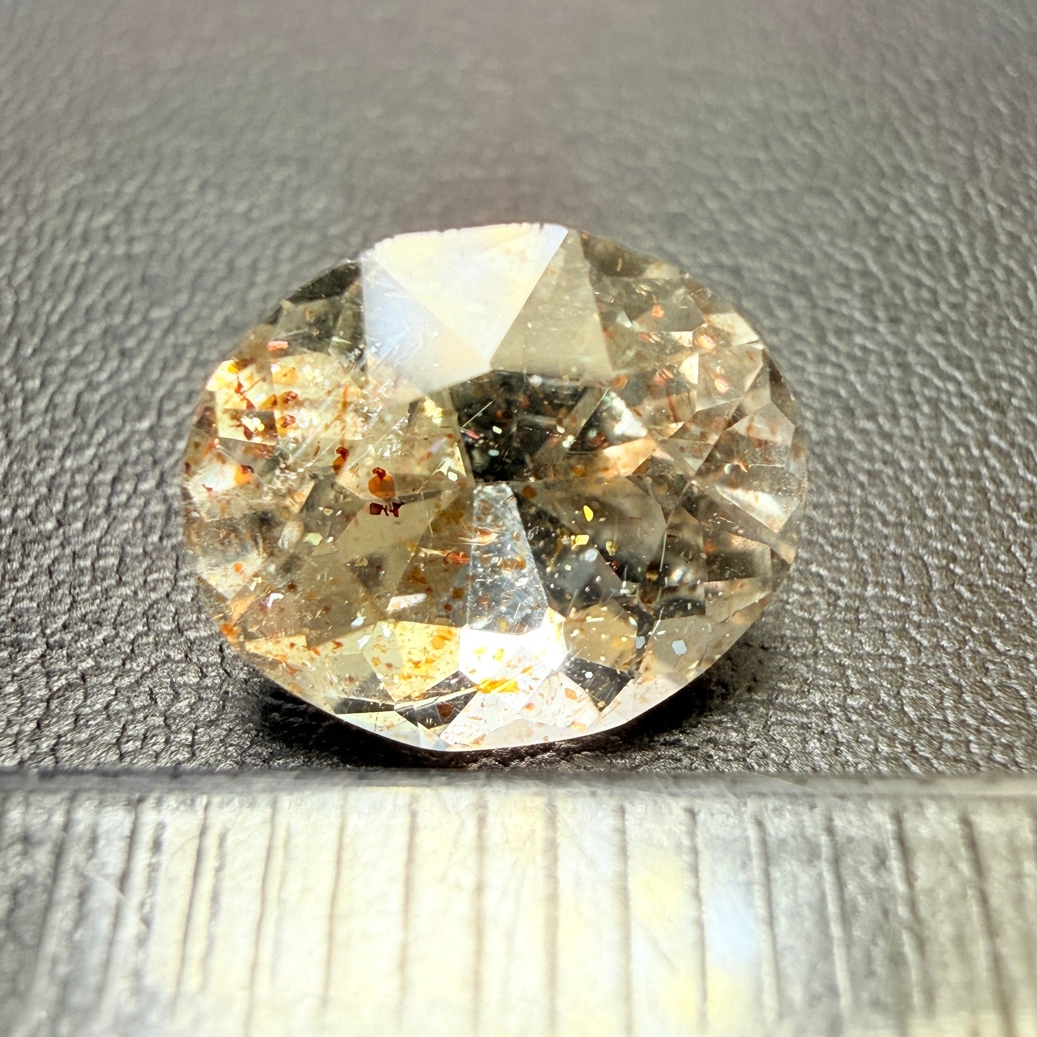Confetti Sunstone, 2.60ct, Tanzania, Untreated Unheated