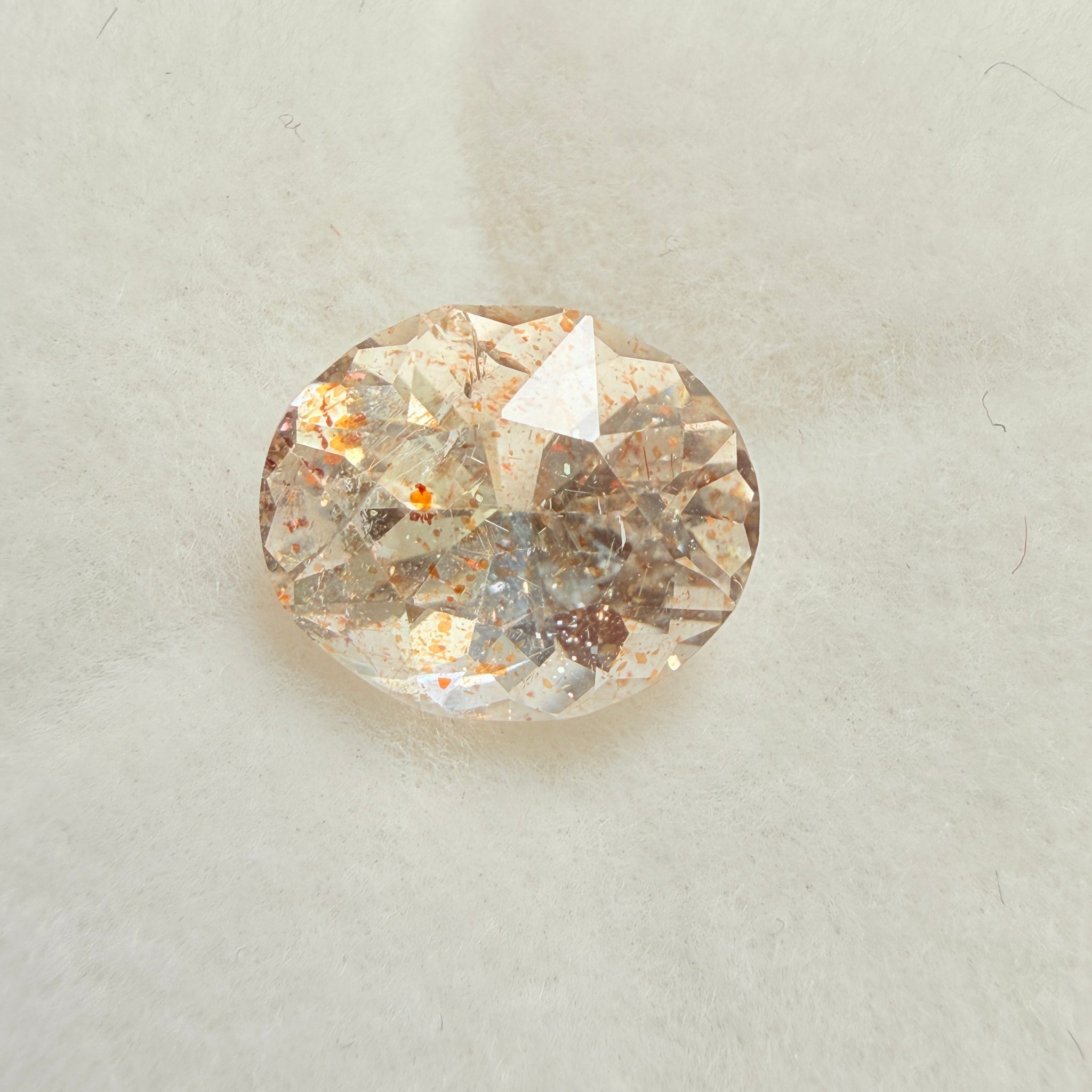 Confetti Sunstone, 2.60ct, Tanzania, Untreated Unheated
