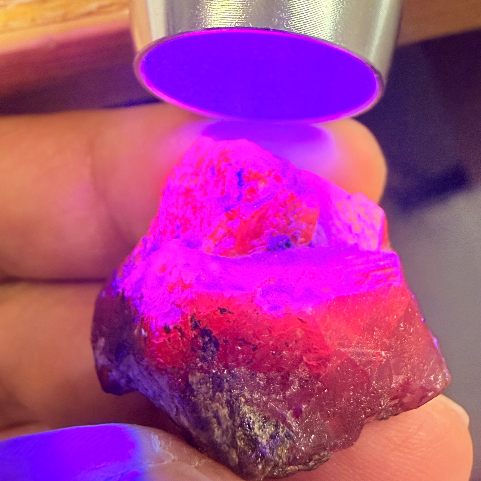 Winza Ruby Crystal, still has part of its matrix on it, 108.62ct, Winza, Tanzania, Untreated Unheated