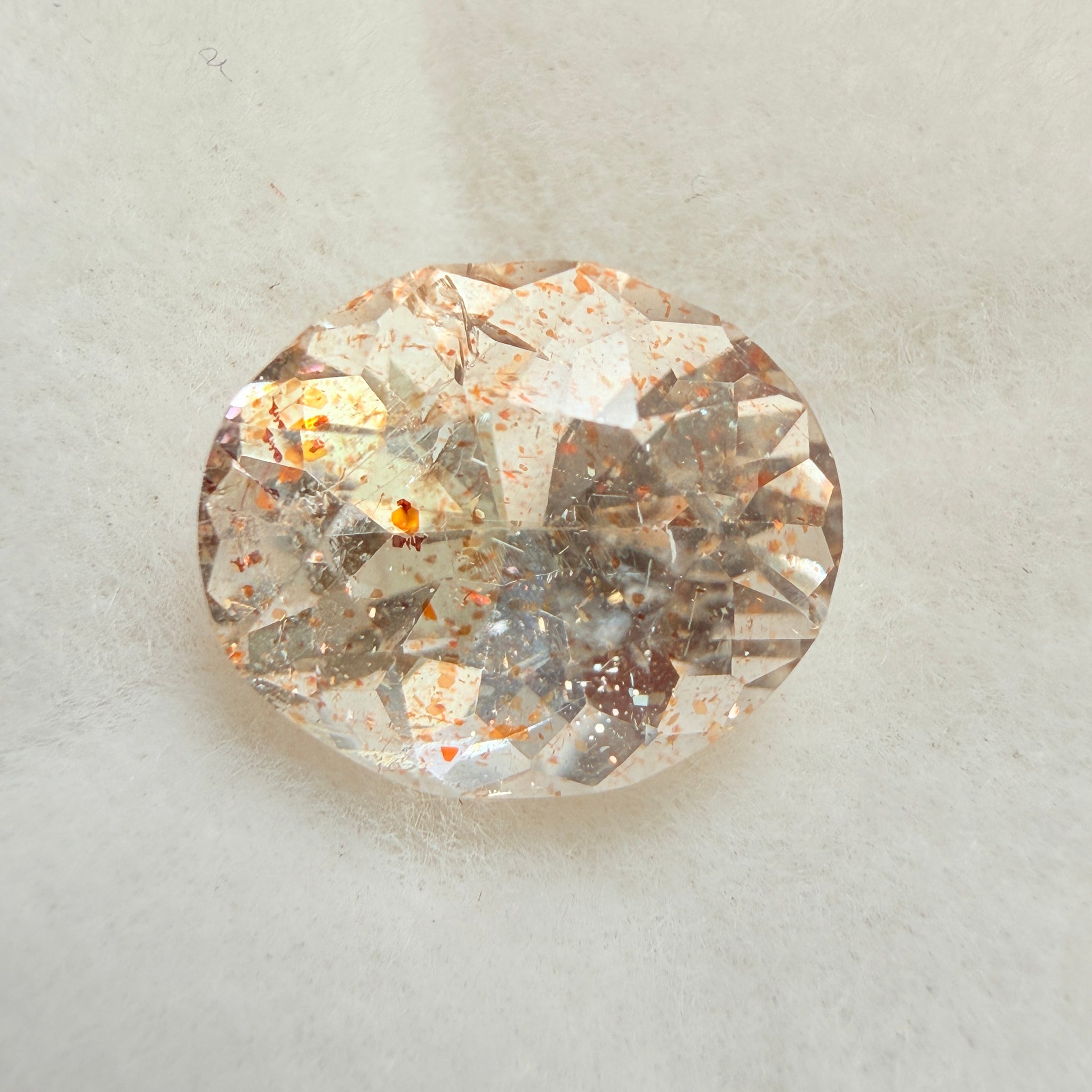 Confetti Sunstone, 2.60ct, Tanzania, Untreated Unheated