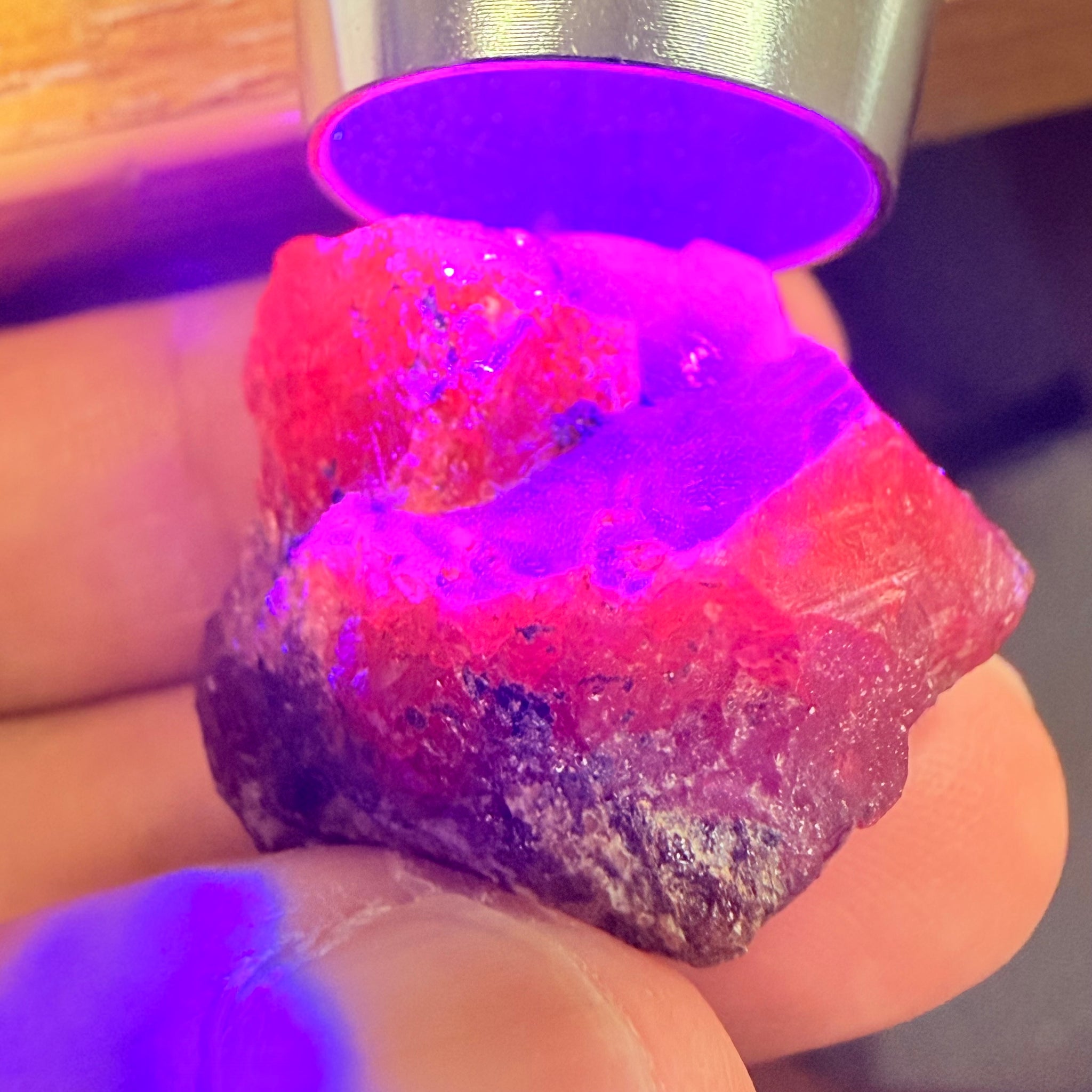 Winza Ruby Crystal, still has part of its matrix on it, 108.62ct, Winza, Tanzania, Untreated Unheated