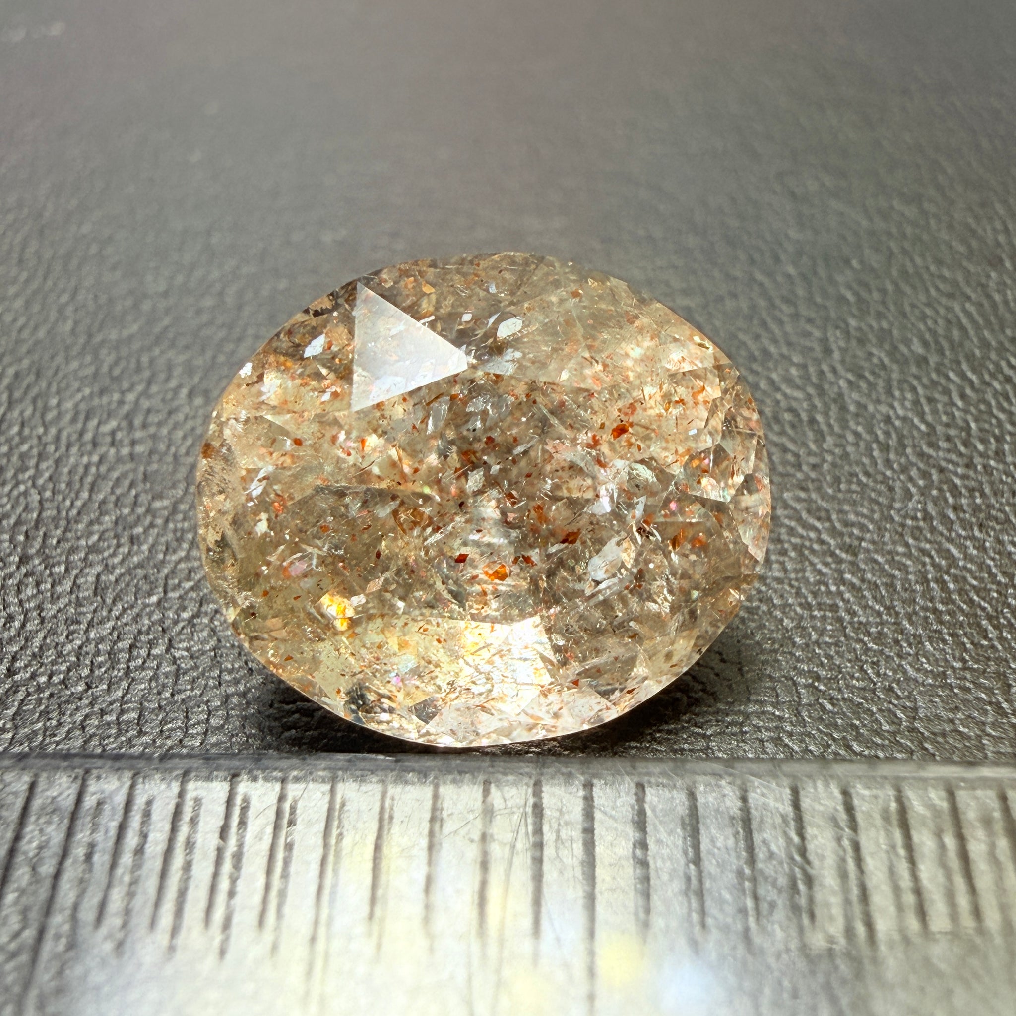 Confetti Sunstone, 5.02ct, Tanzania, Untreated Unheated