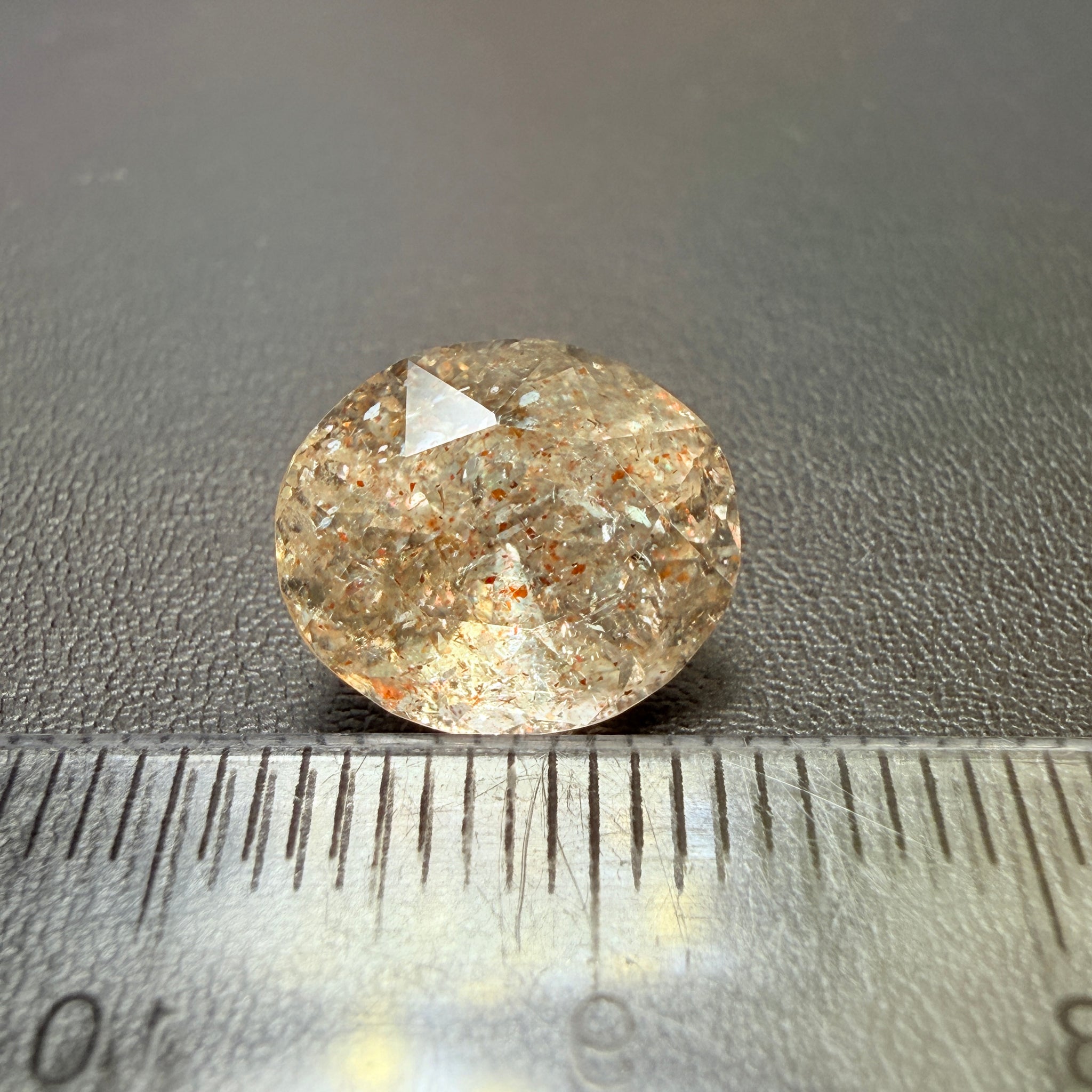 Confetti Sunstone, 5.02ct, Tanzania, Untreated Unheated