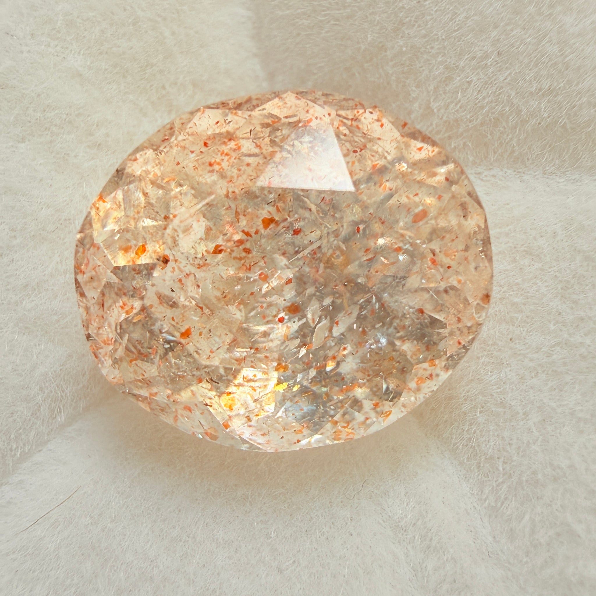 Confetti Sunstone, 5.02ct, Tanzania, Untreated Unheated
