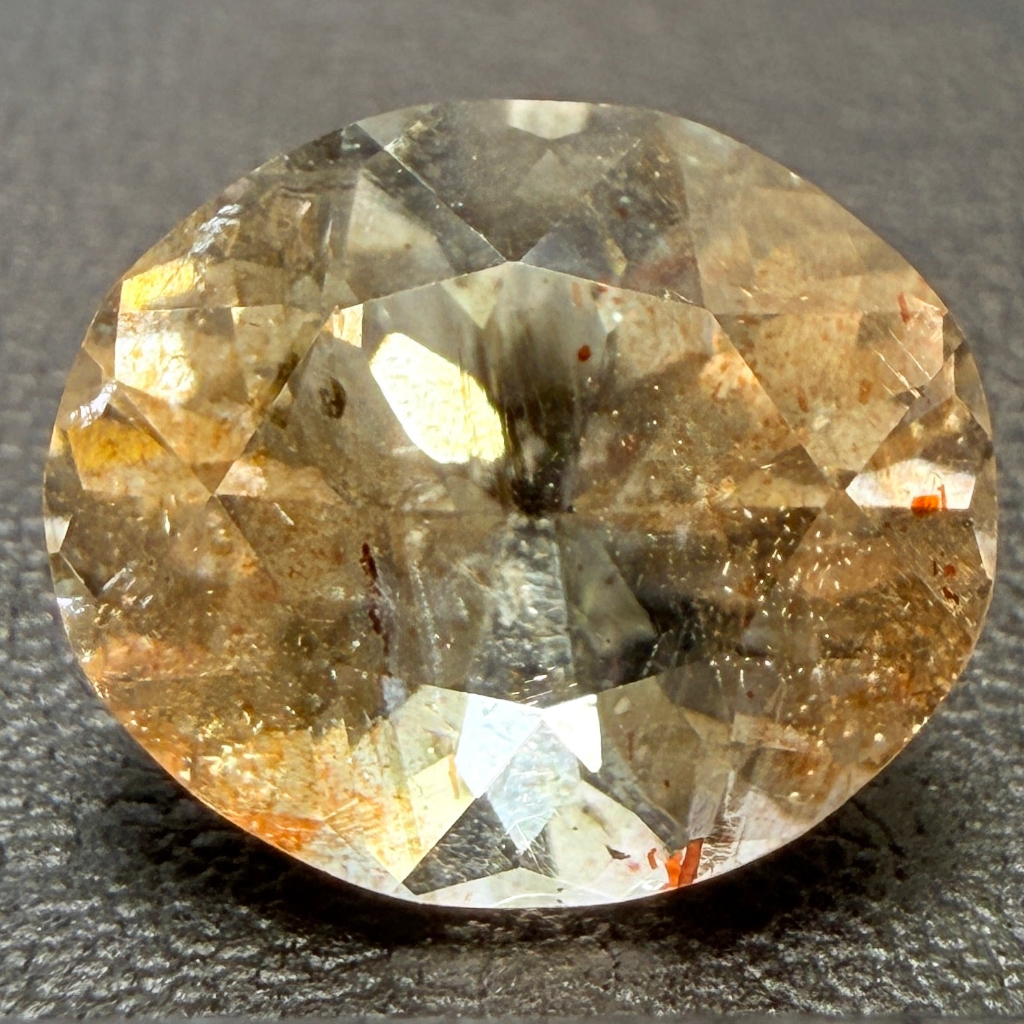 Confetti Sunstone, 3.30ct, Tanzania, Untreated Unheated