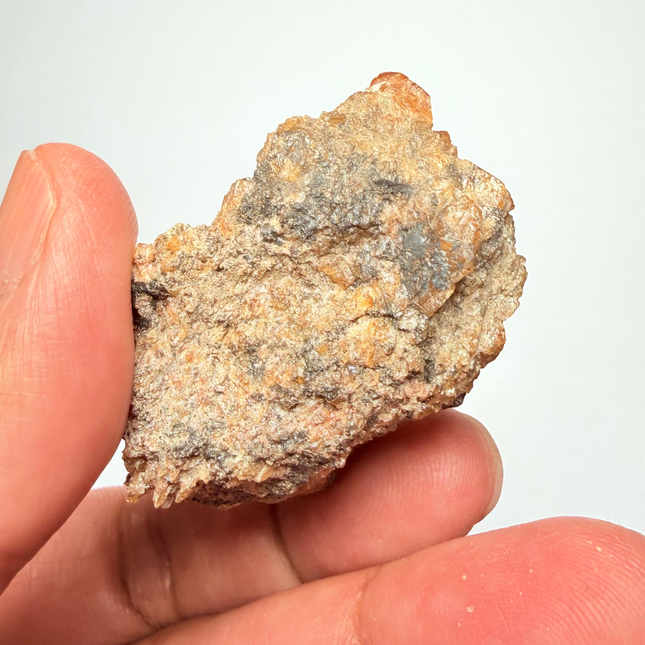 Spessartite Garnet Crystal on Matrix, 58.10gm, Loliondo, Tanzania, Untreated Unheated
