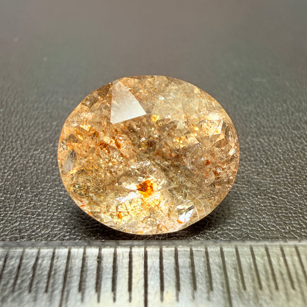 Confetti Sunstone, 6.70ct, Tanzania, Untreated Unheated