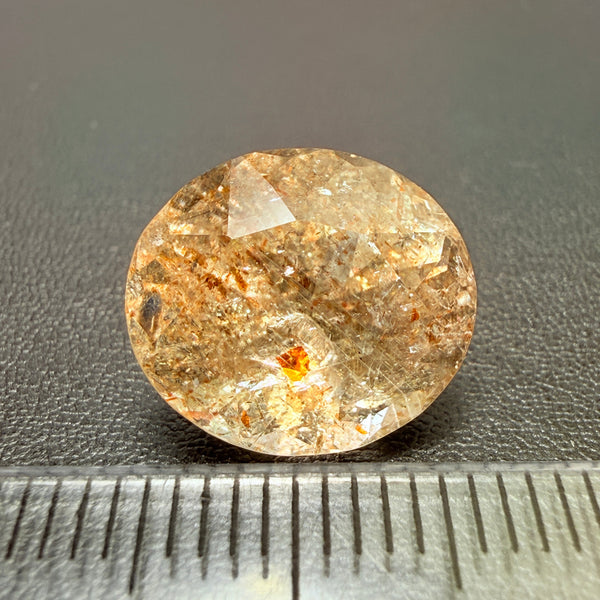 Confetti Sunstone, 6.70ct, Tanzania, Untreated Unheated