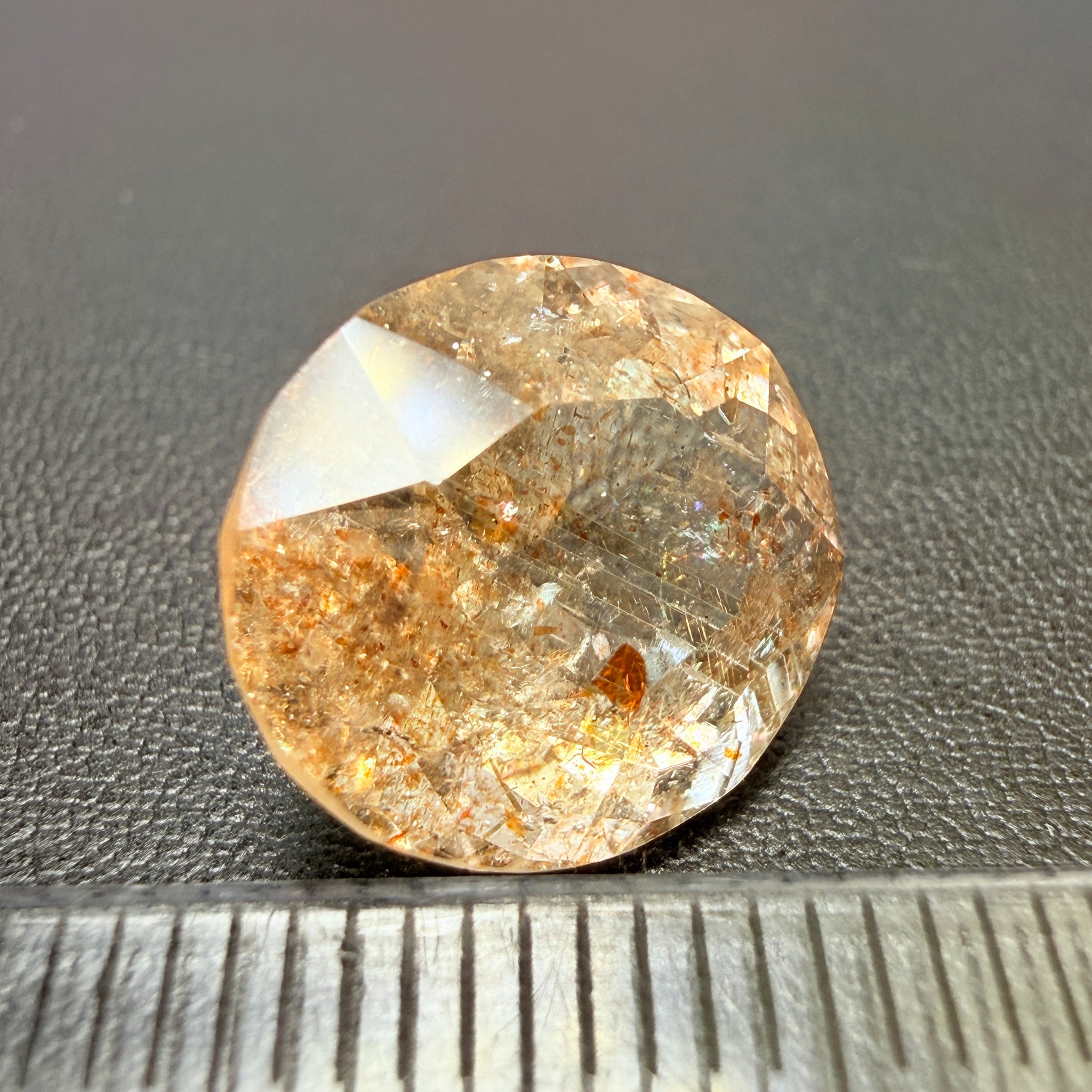 Confetti Sunstone, 6.70ct, Tanzania, Untreated Unheated