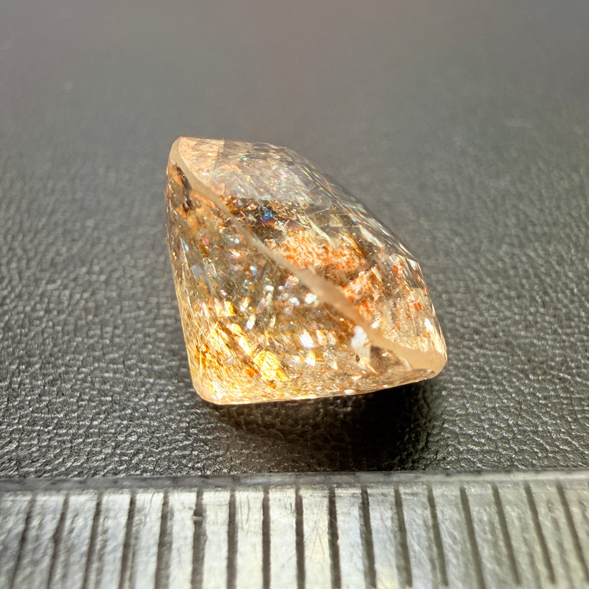 Confetti Sunstone, 6.70ct, Tanzania, Untreated Unheated