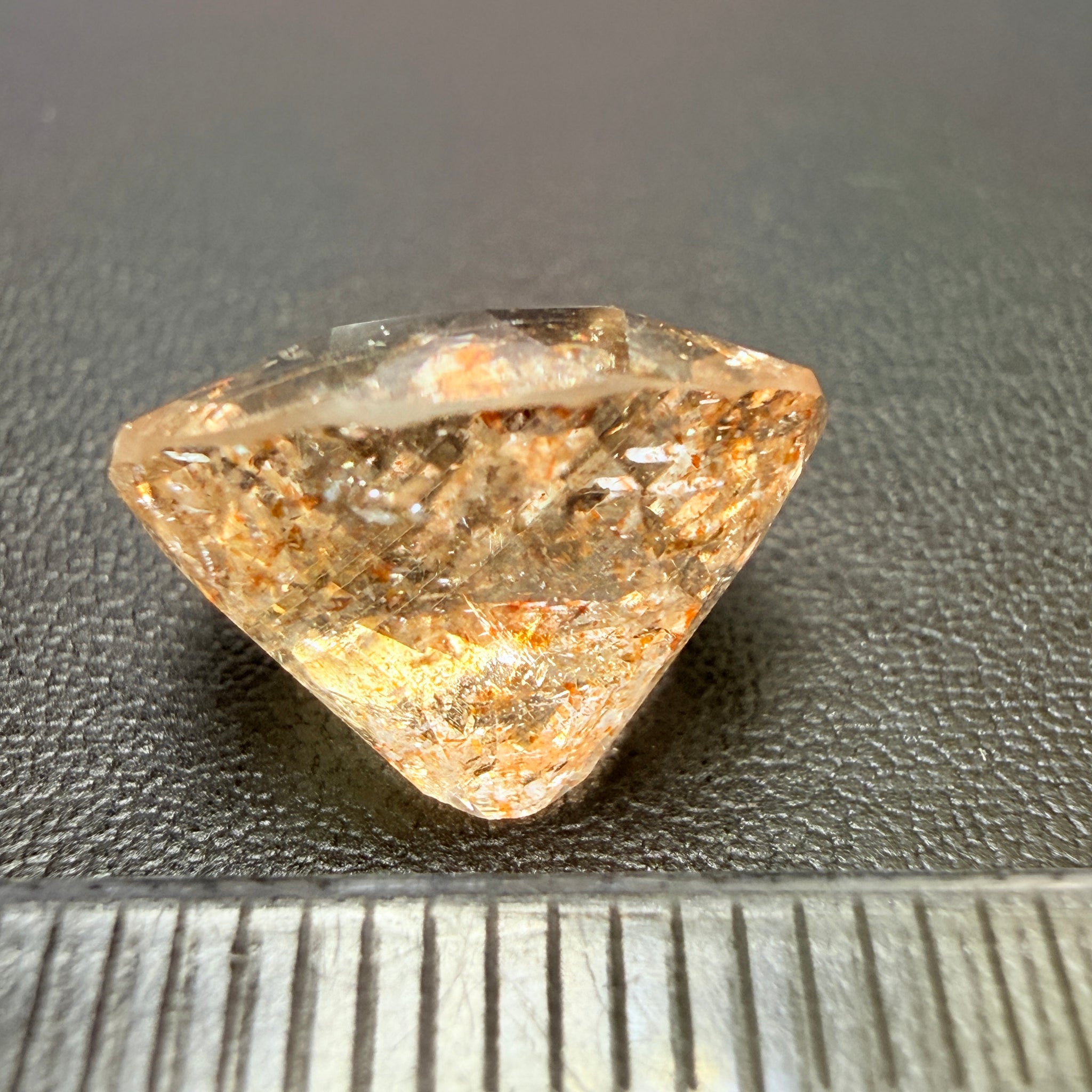 Confetti Sunstone, 6.70ct, Tanzania, Untreated Unheated