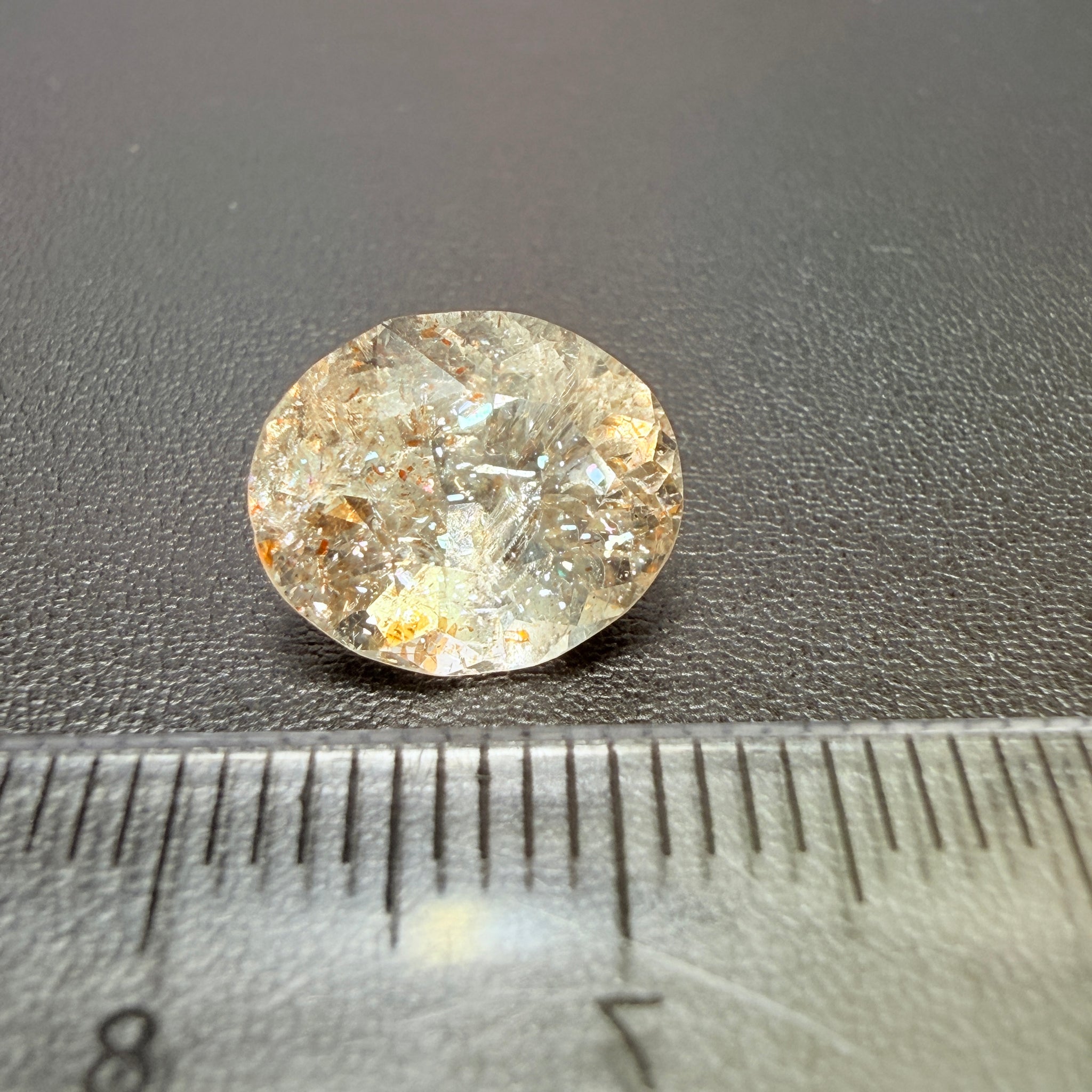 Confetti Sunstone, 3.70ct, Tanzania, Untreated Unheated
