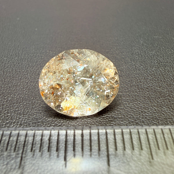 Confetti Sunstone, 3.70ct, Tanzania, Untreated Unheated