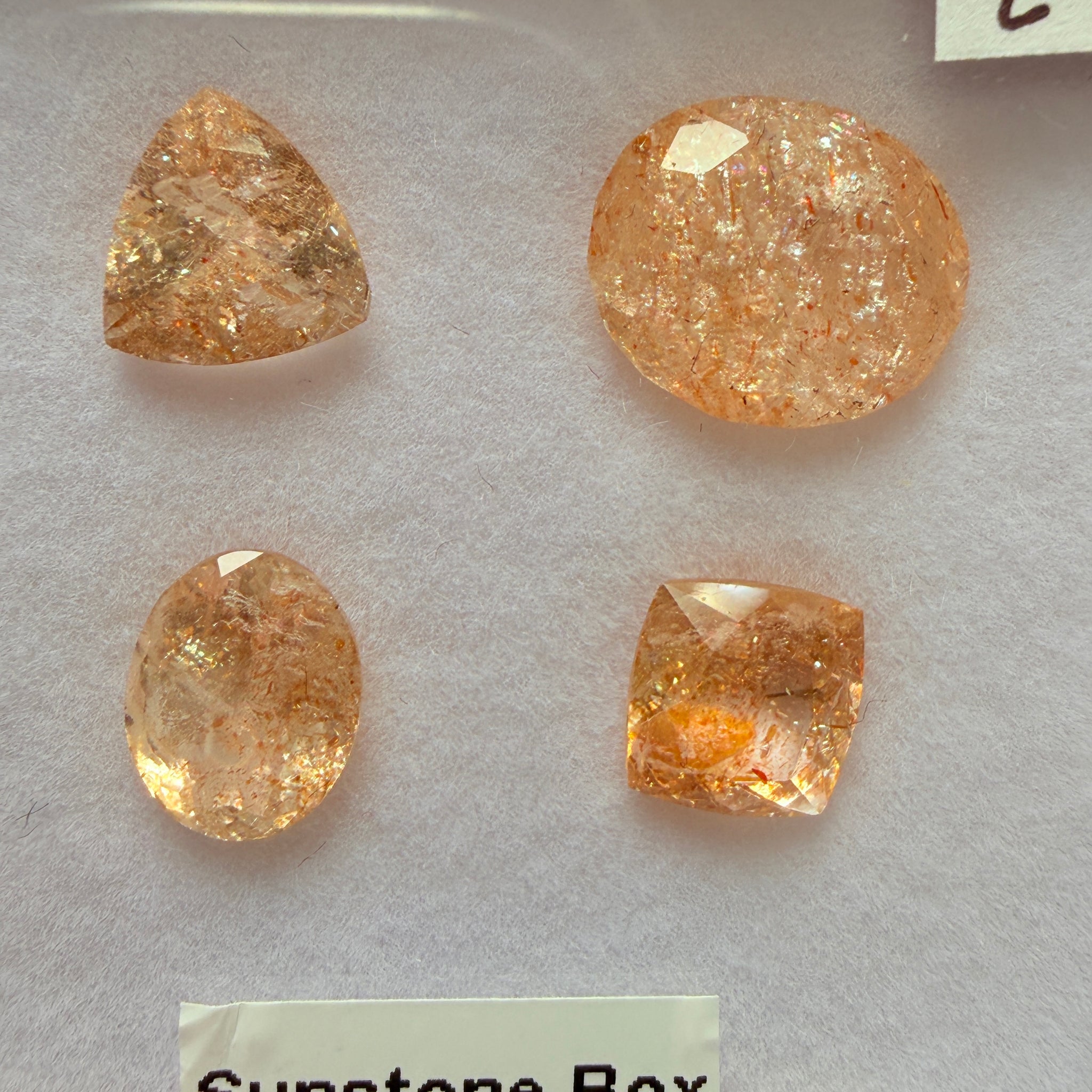 Confetti Sunstone Box, Tanzania, Untreated Unheated