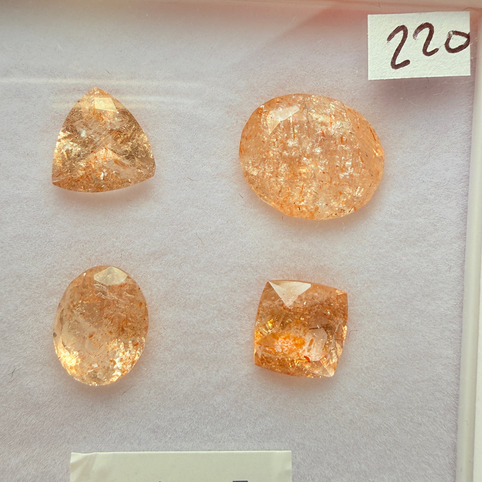 Confetti Sunstone Box, Tanzania, Untreated Unheated