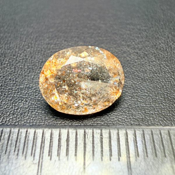 Confetti Sunstone, 3.45ct, Tanzania, Untreated Unheated