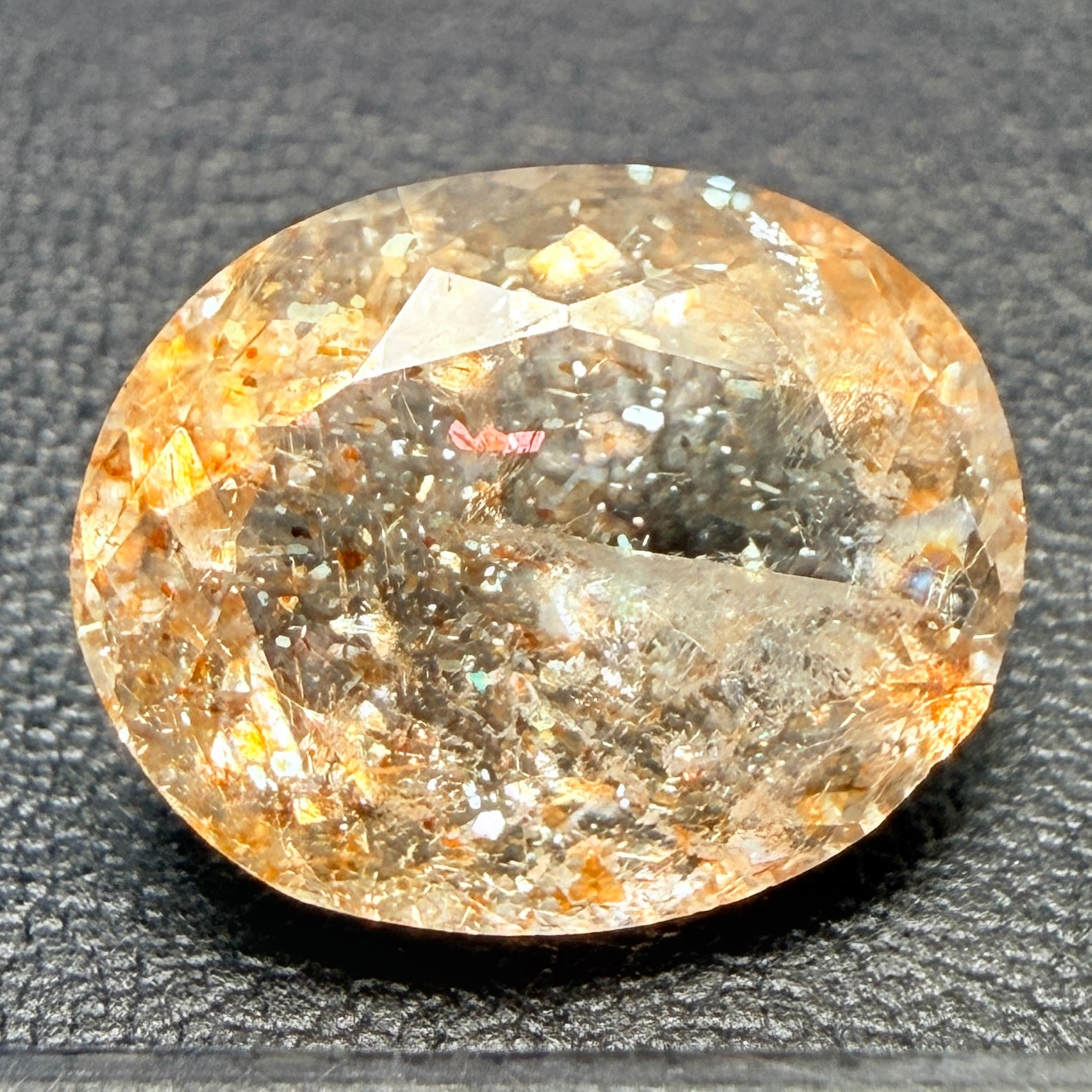 Confetti Sunstone, 3.45ct, Tanzania, Untreated Unheated