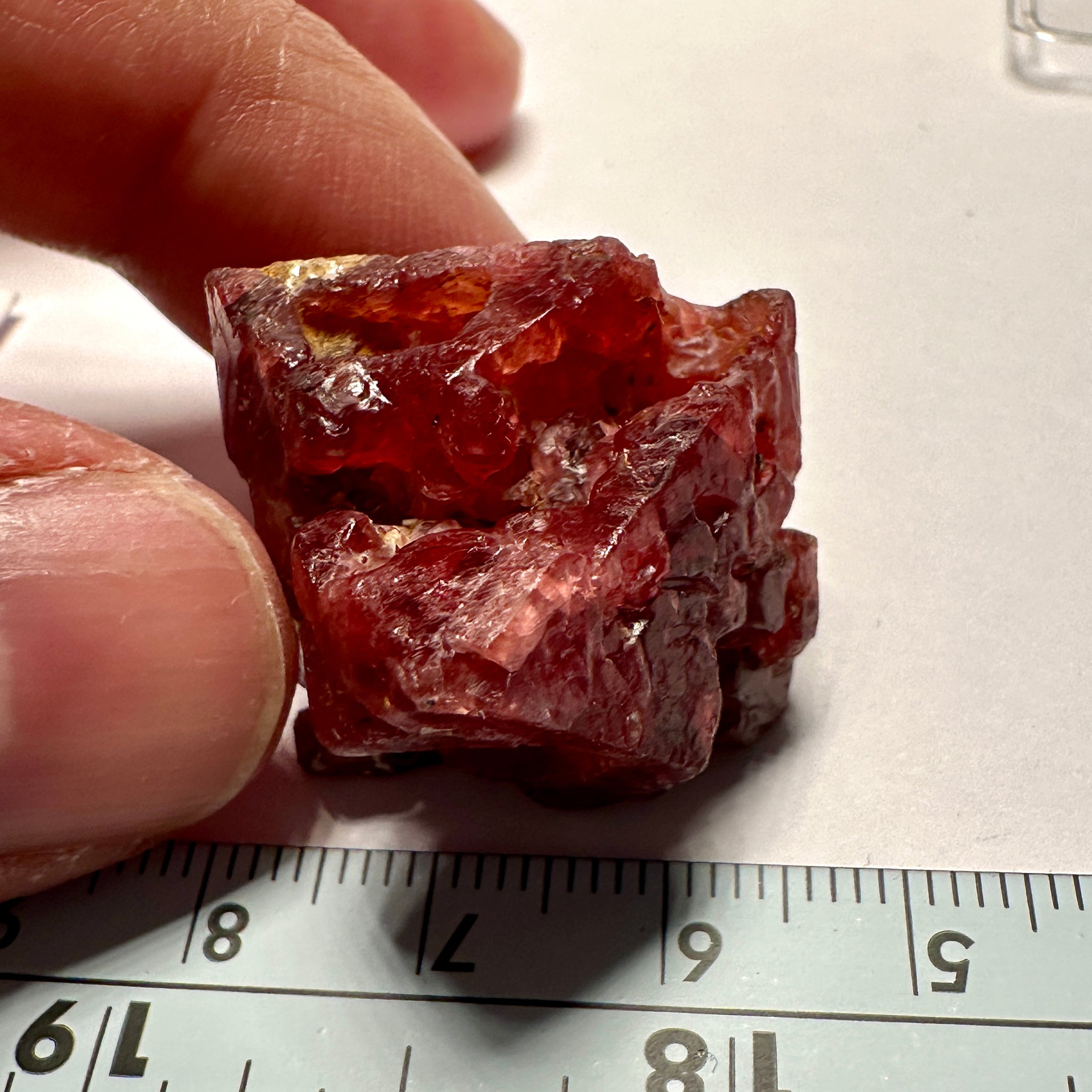 Mahenge Spinel Crystal, 94.21ct, Mahenge, Tanzania, Untreated Unheated. 29 x 23.9 x 24 mm