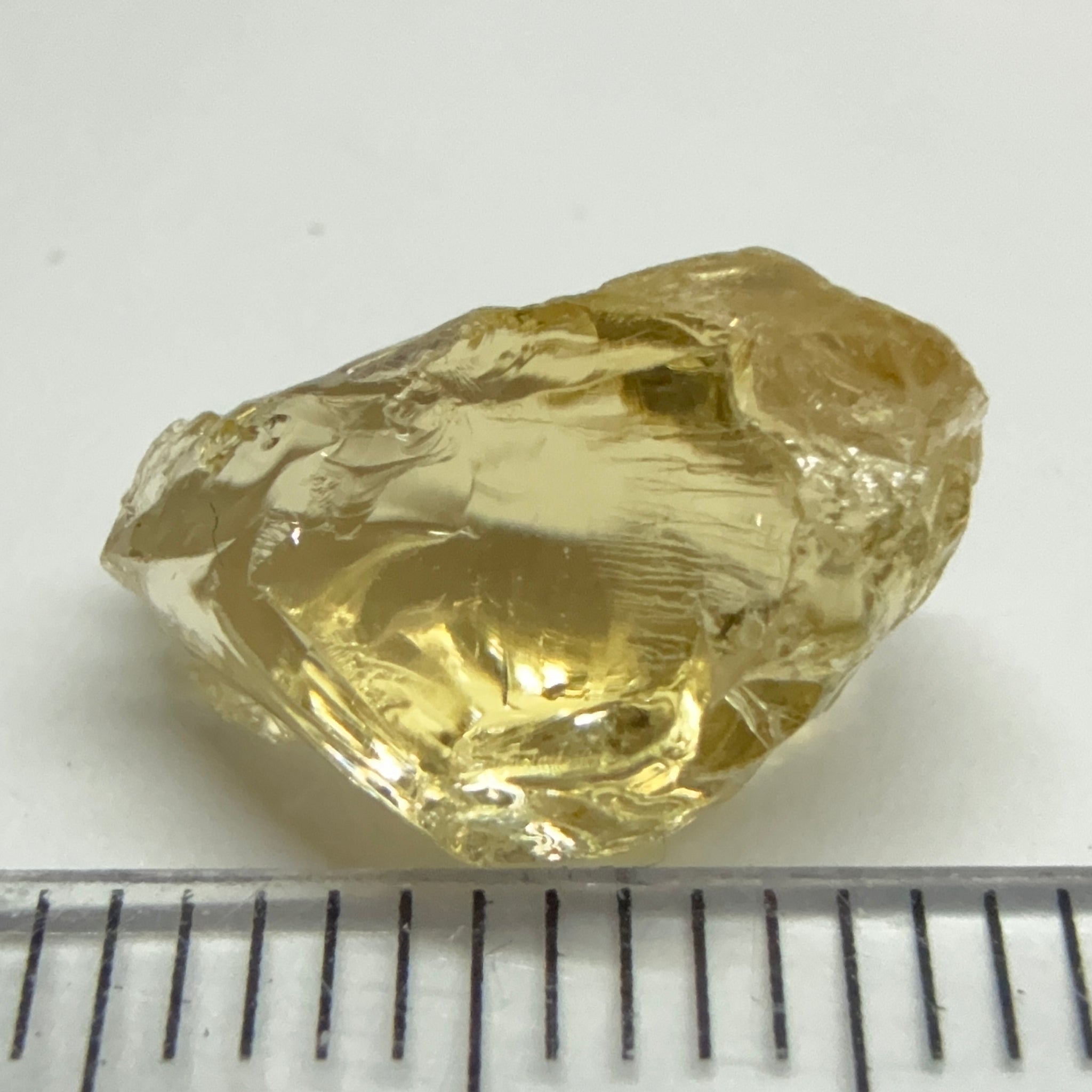 Yellow Tourmaline Crystal, 4.91ct, VVS-IF, Tanzania, Untreated Unheated. 12 x 7 x 6mm