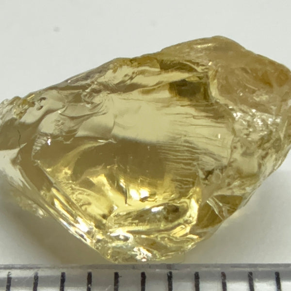 Yellow Tourmaline Crystal, 4.91ct, VVS-IF, Tanzania, Untreated Unheated. 12 x 7 x 6mm