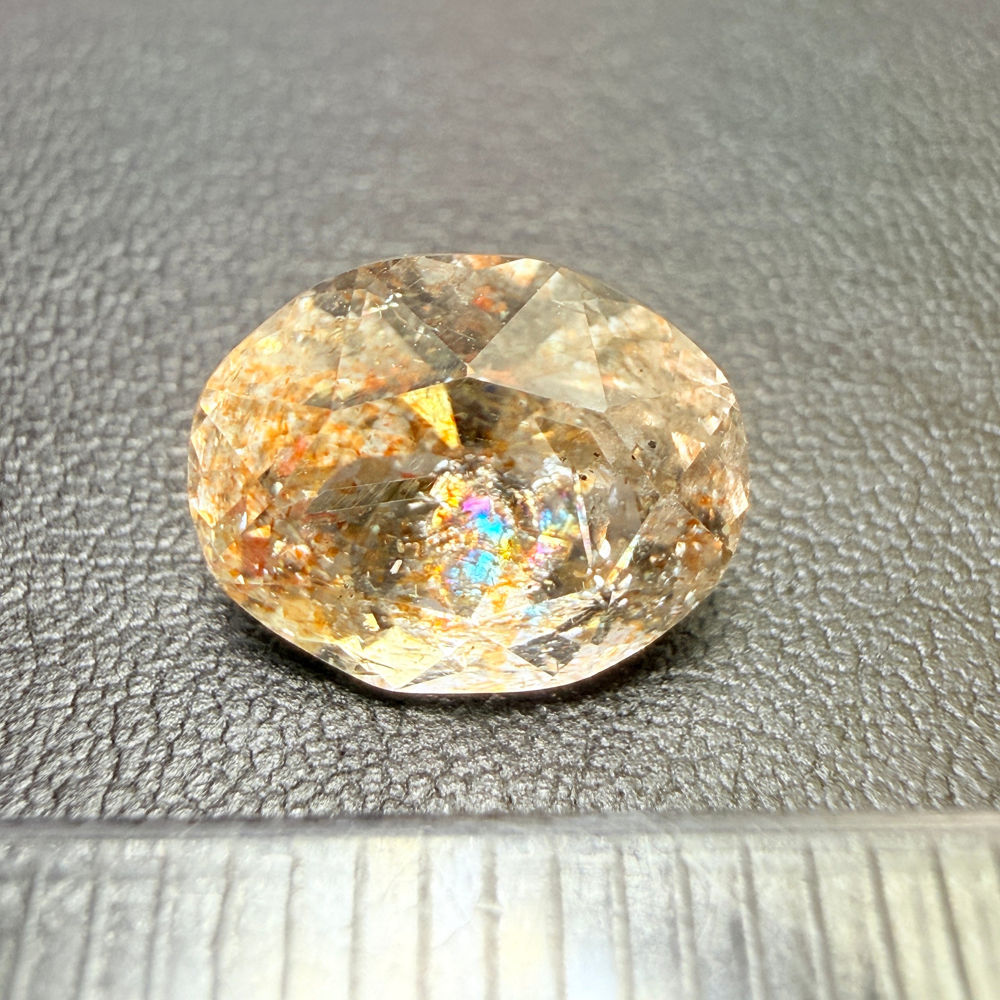 Confetti Sunstone, 2.60ct, Tanzania, Untreated Unheated