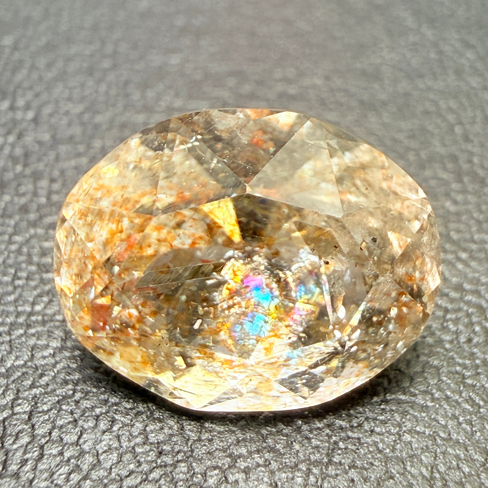 Confetti Sunstone, 2.60ct, Tanzania, Untreated Unheated